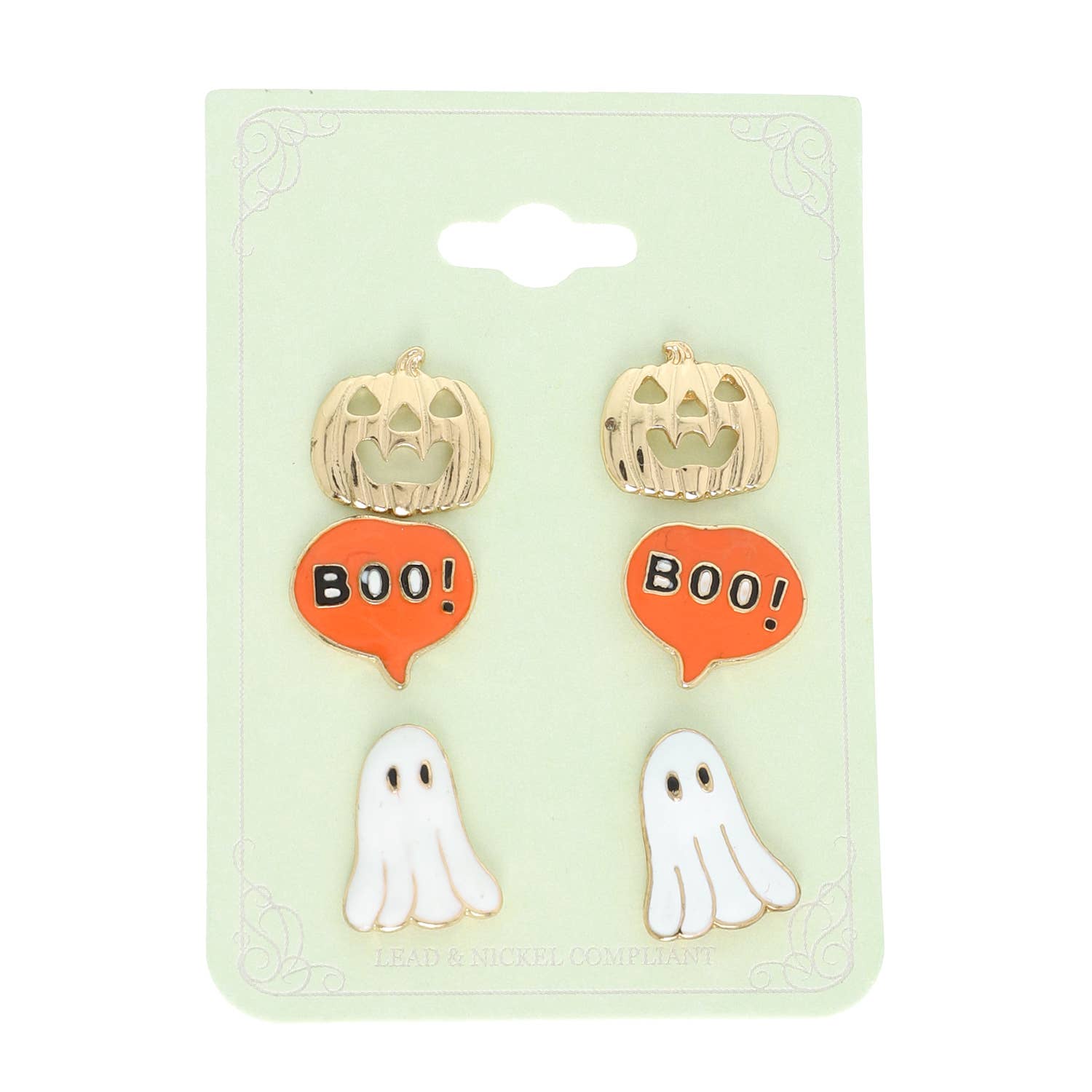 3 Pack Halloween Post Earrings