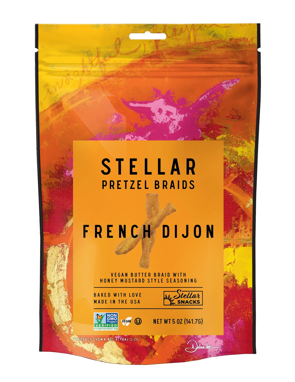 Stellar Pretzel Braids- French Dijon- 5oz