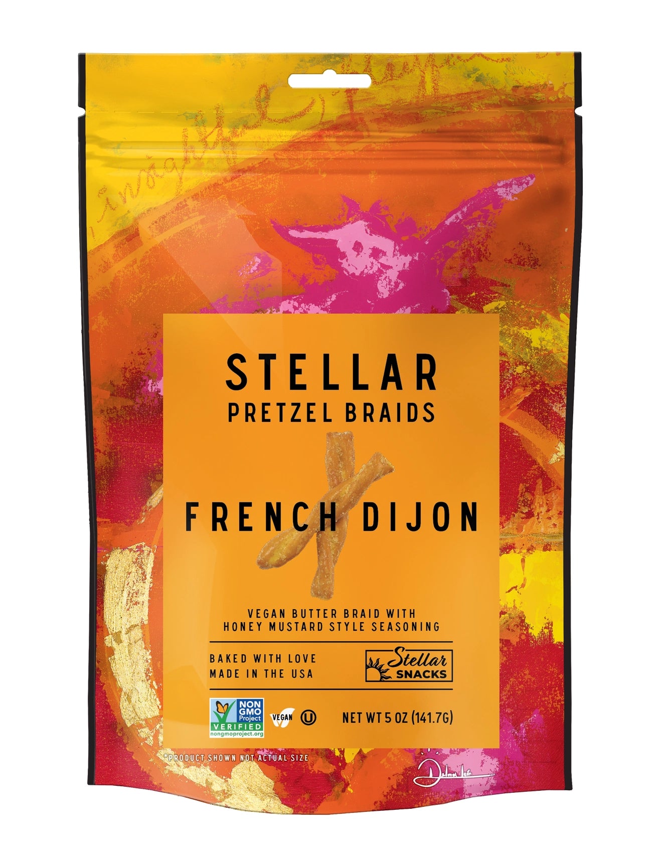 Stellar Pretzel Braids- French Dijon- 5oz
