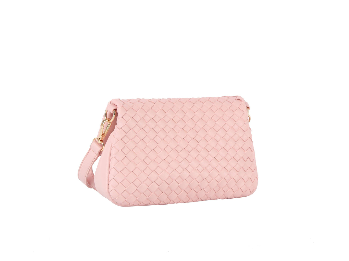 Woven Flap Crossbody