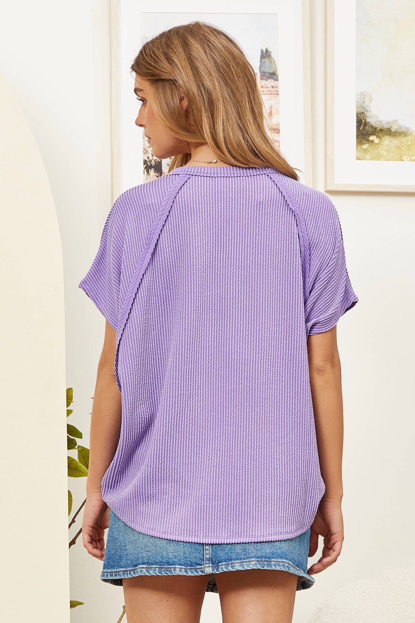 Katie Ribbed Knit Top