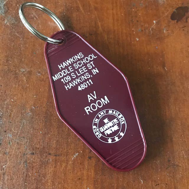 Motel Key Fob - Hawkins Middle School