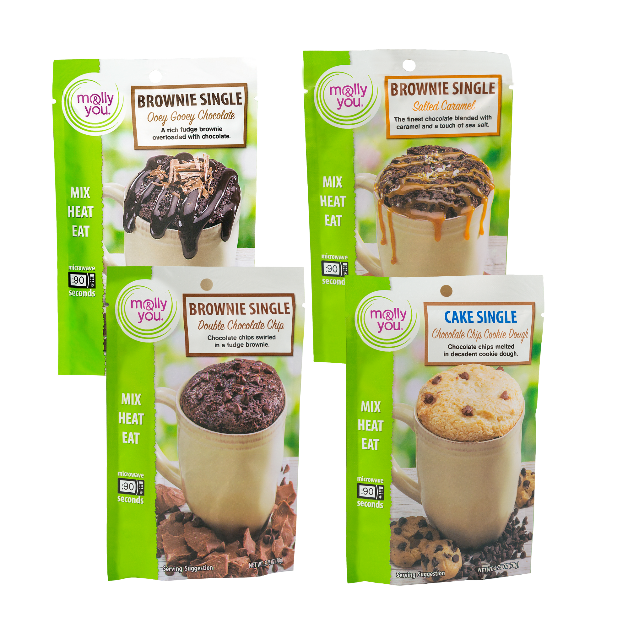 Mug Cakes - 4 Flavors