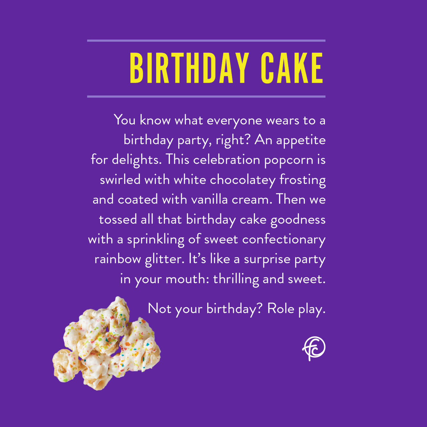 Birthday Cake | Caramel Popcorn