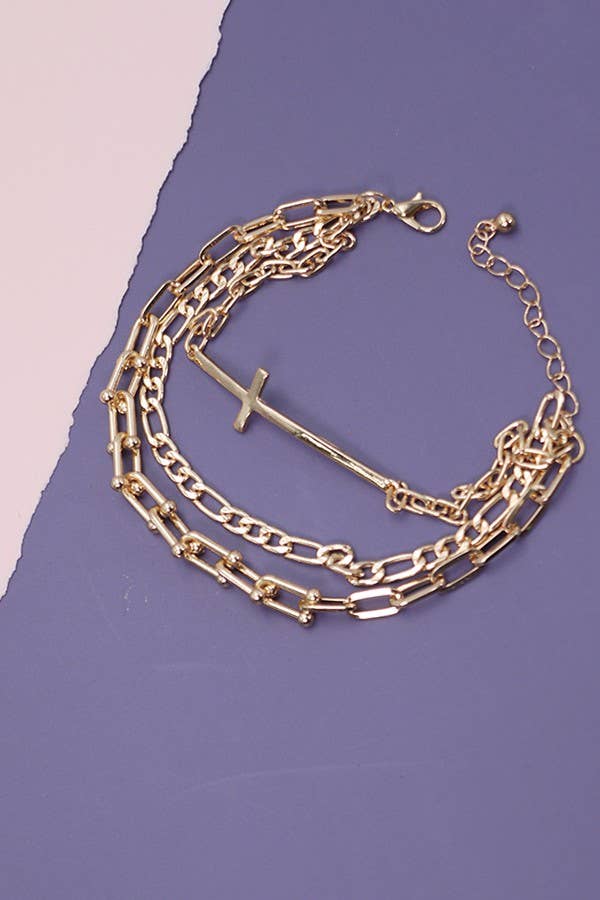 Cross Multi Bracelet