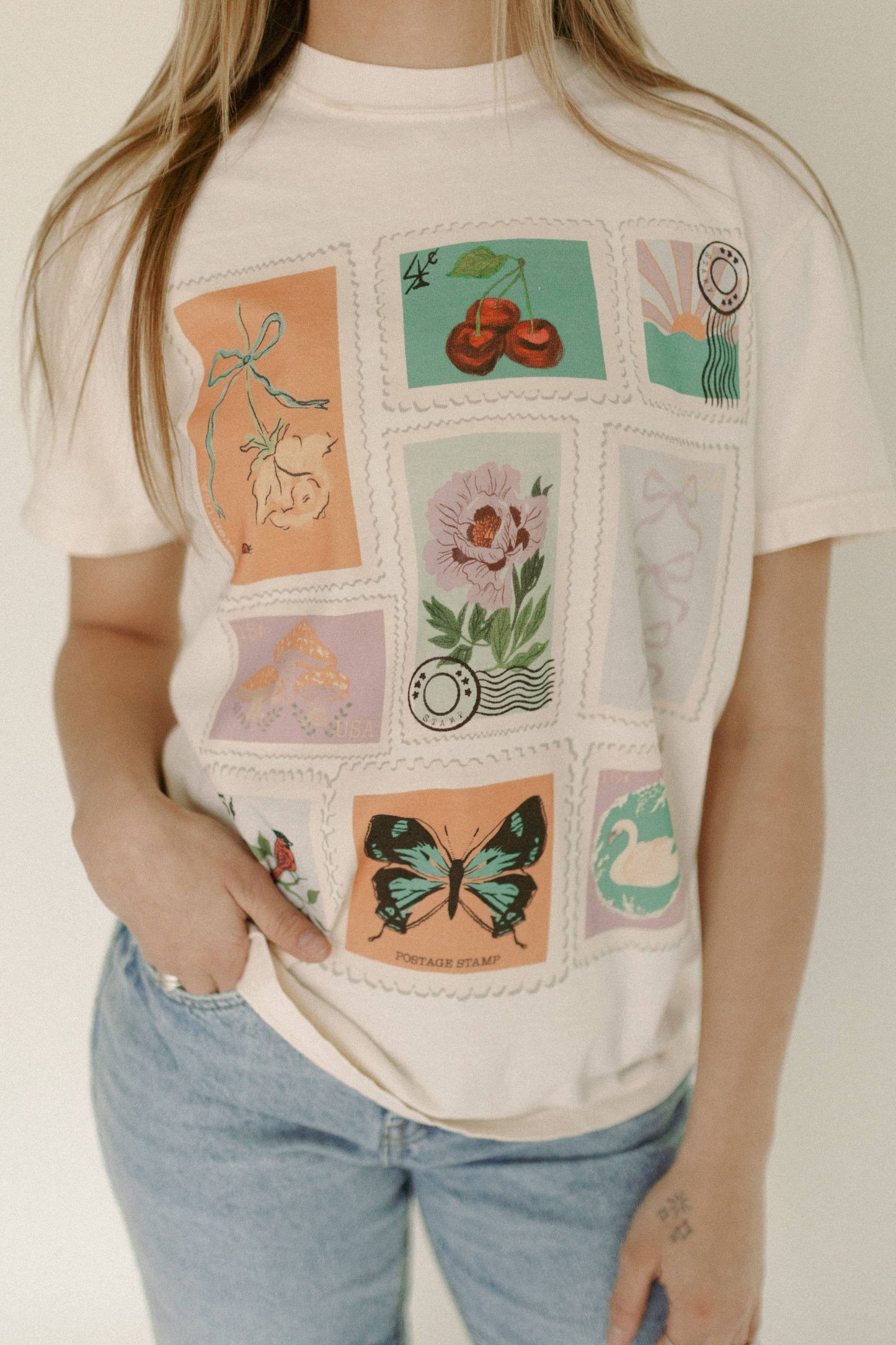 Spring Stamps Graphic Tee