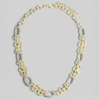 Two Tone Classic Chain Necklace