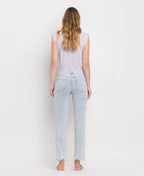 Starla High Rise Straight Jeans in Light Wash
