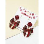 Christmas Bow Earrings