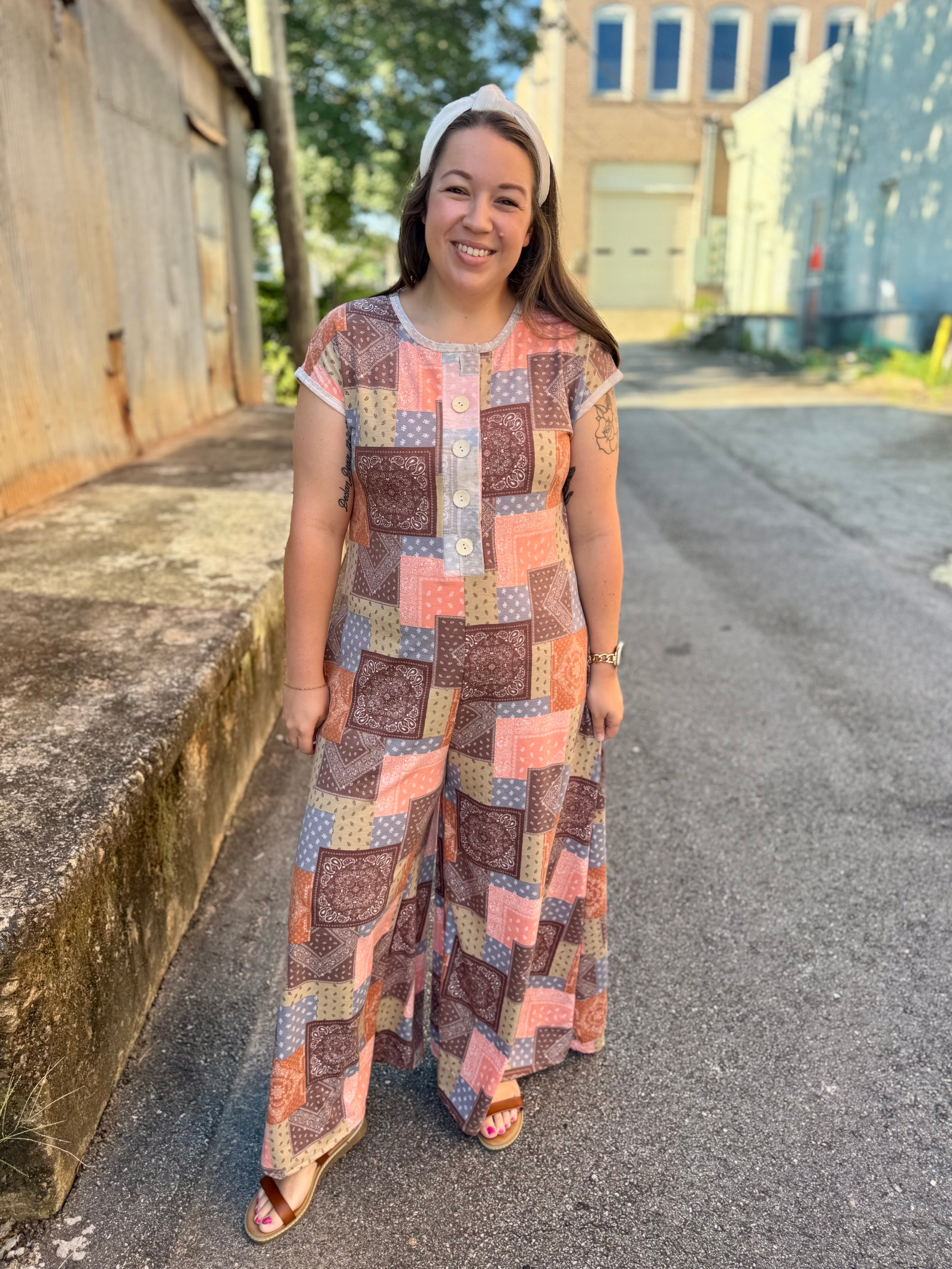 Patch Things Up Jumpsuit
