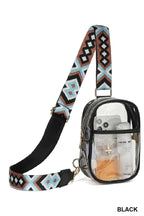 Clear Sling Bag with Guitar Strap