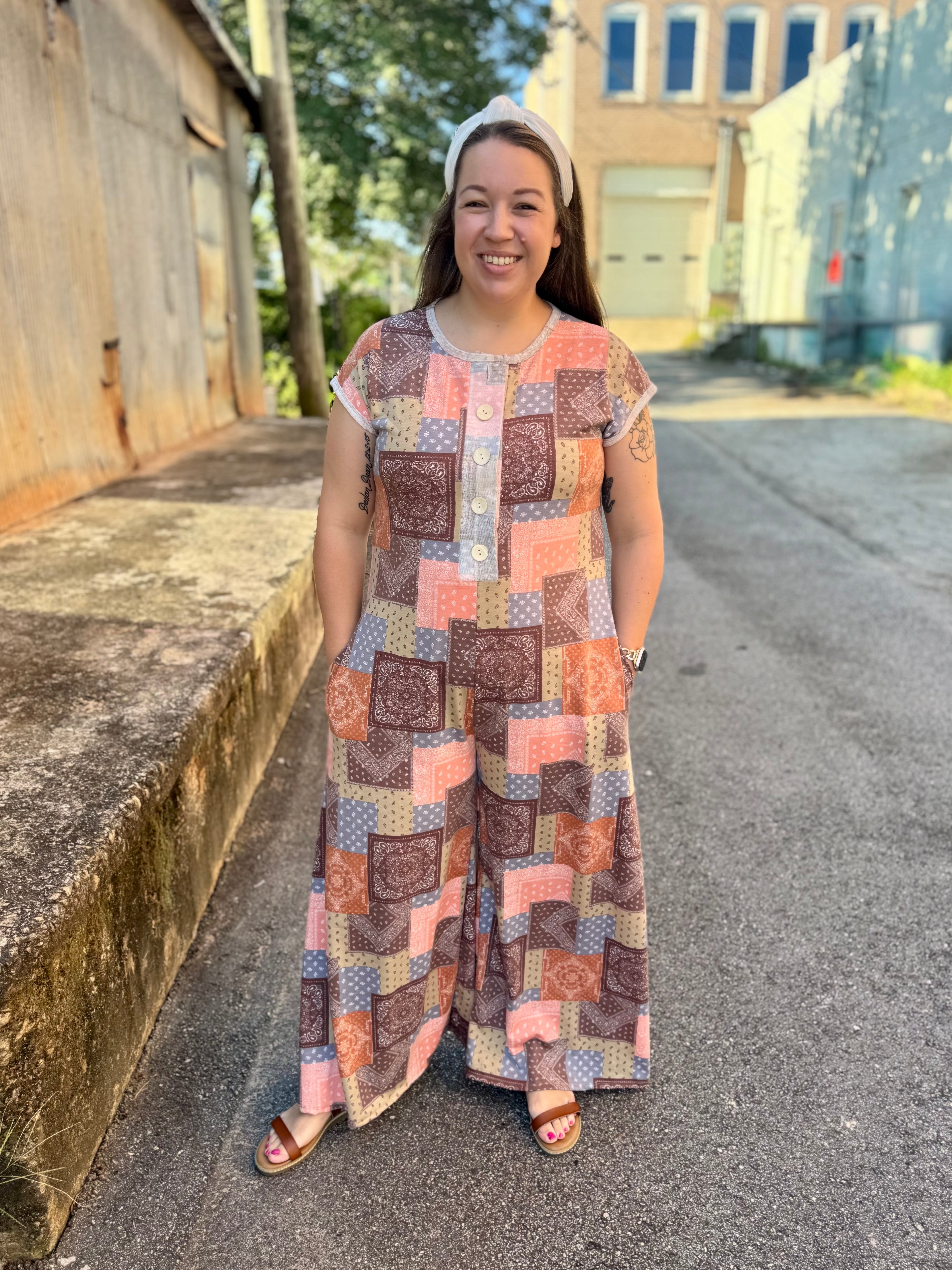 Patch Things Up Jumpsuit