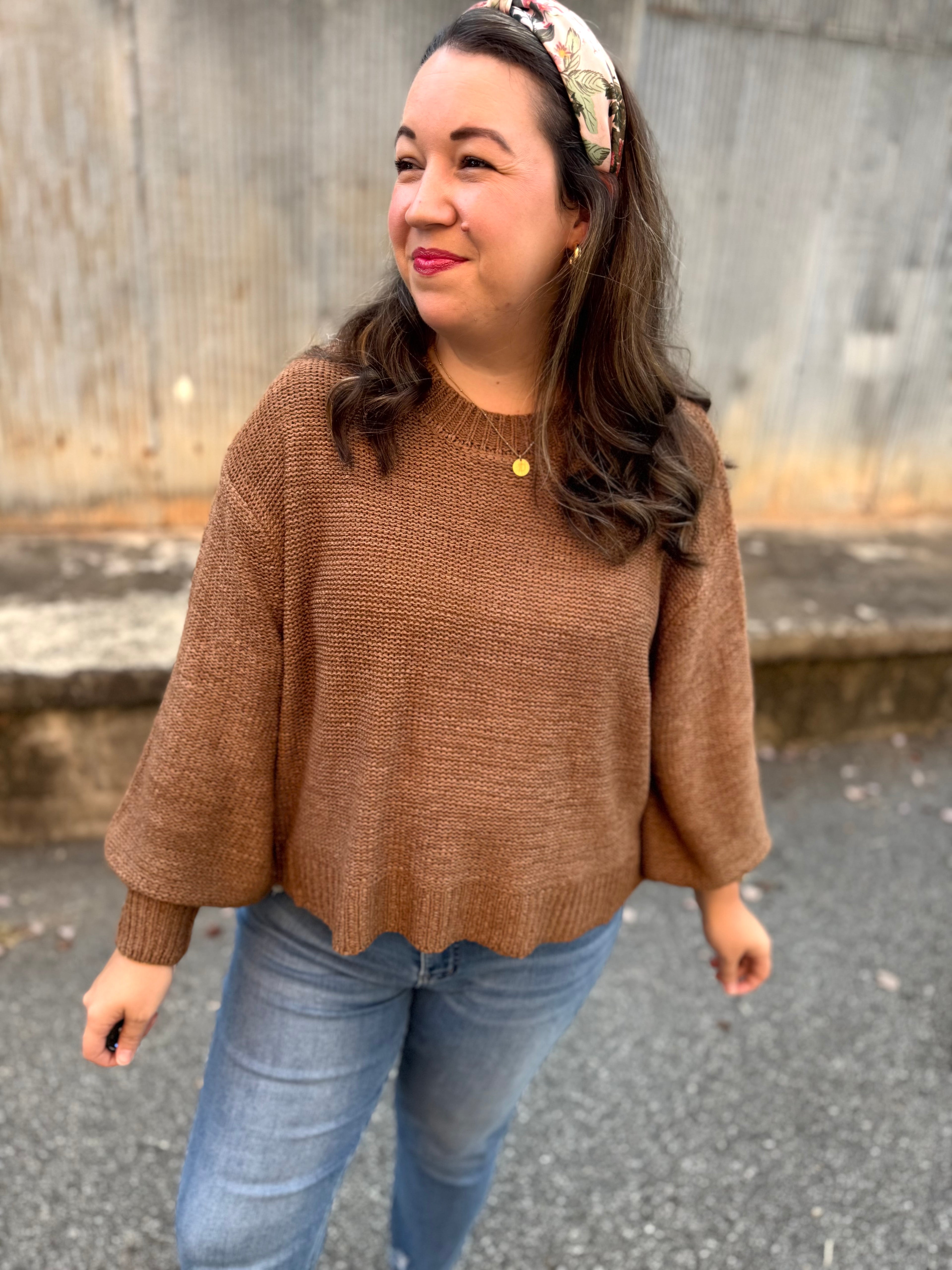 The Sunday Slowdown Sweater – Deep Camel