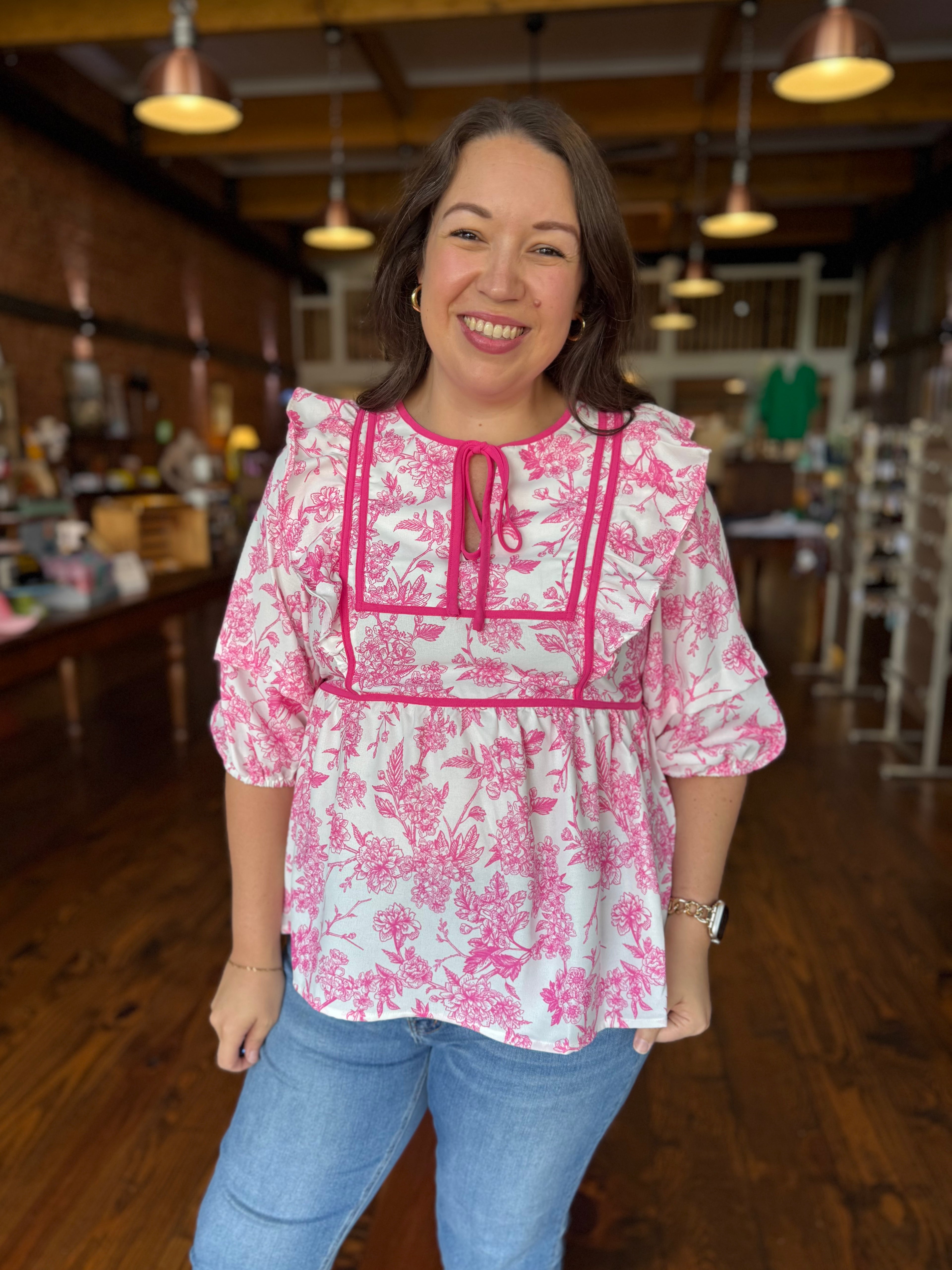 Garden Picnic Blouse