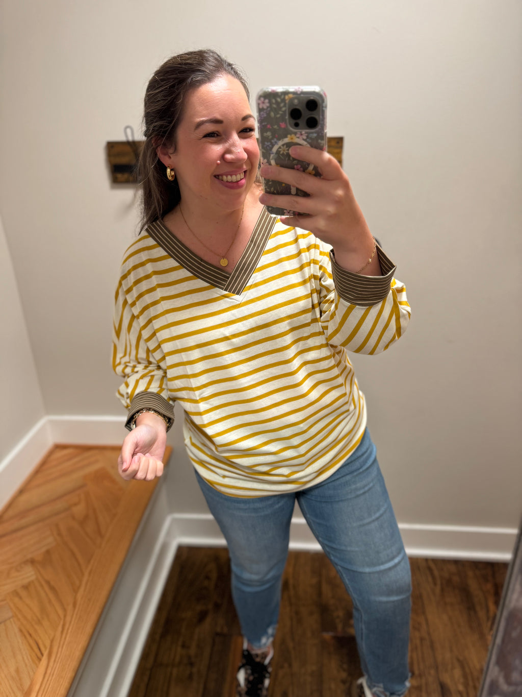 The Marigold Stripe Top