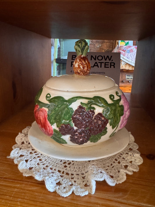 Ceramic Fruit Sugar Dish