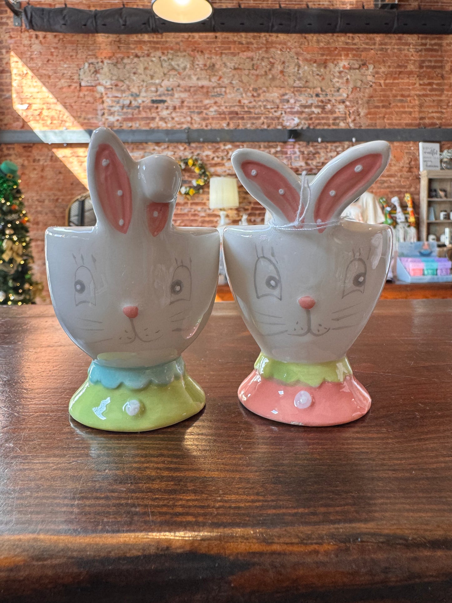 Mr. & Mrs. Bunny Egg Cups (Set of 2)