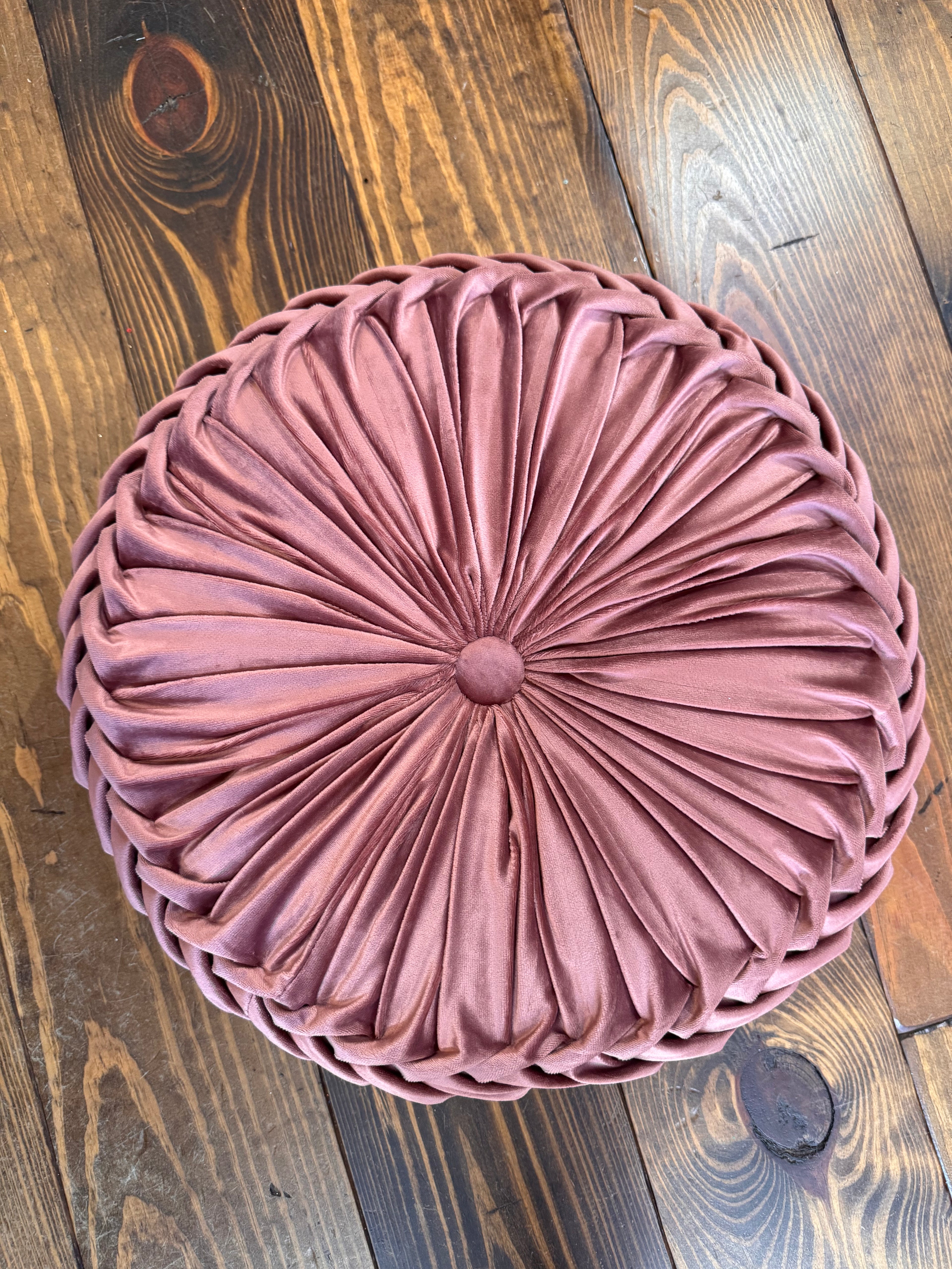 Madly Mauve Tufted Pillow