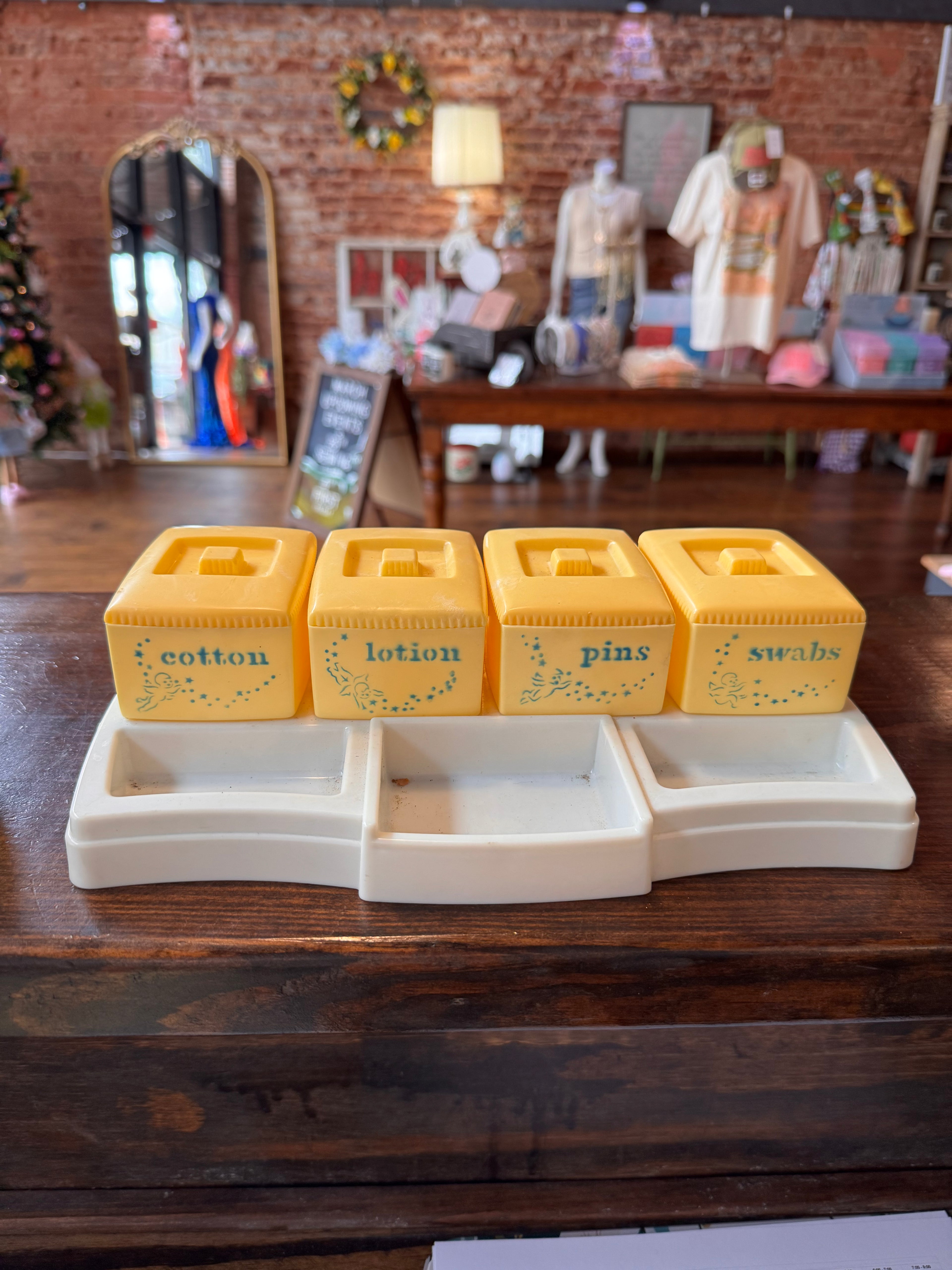 Vintage Baby Essentials Organizer