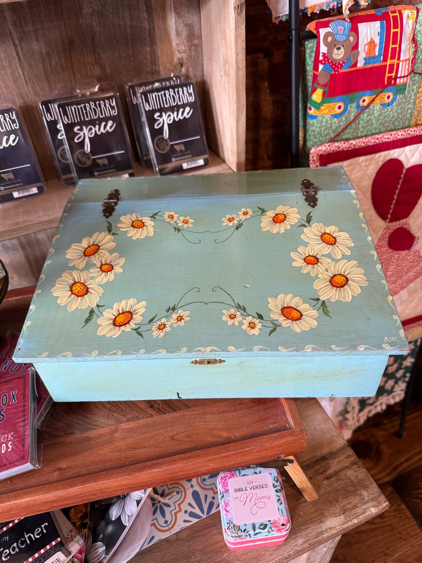 Wooden Daisy Box