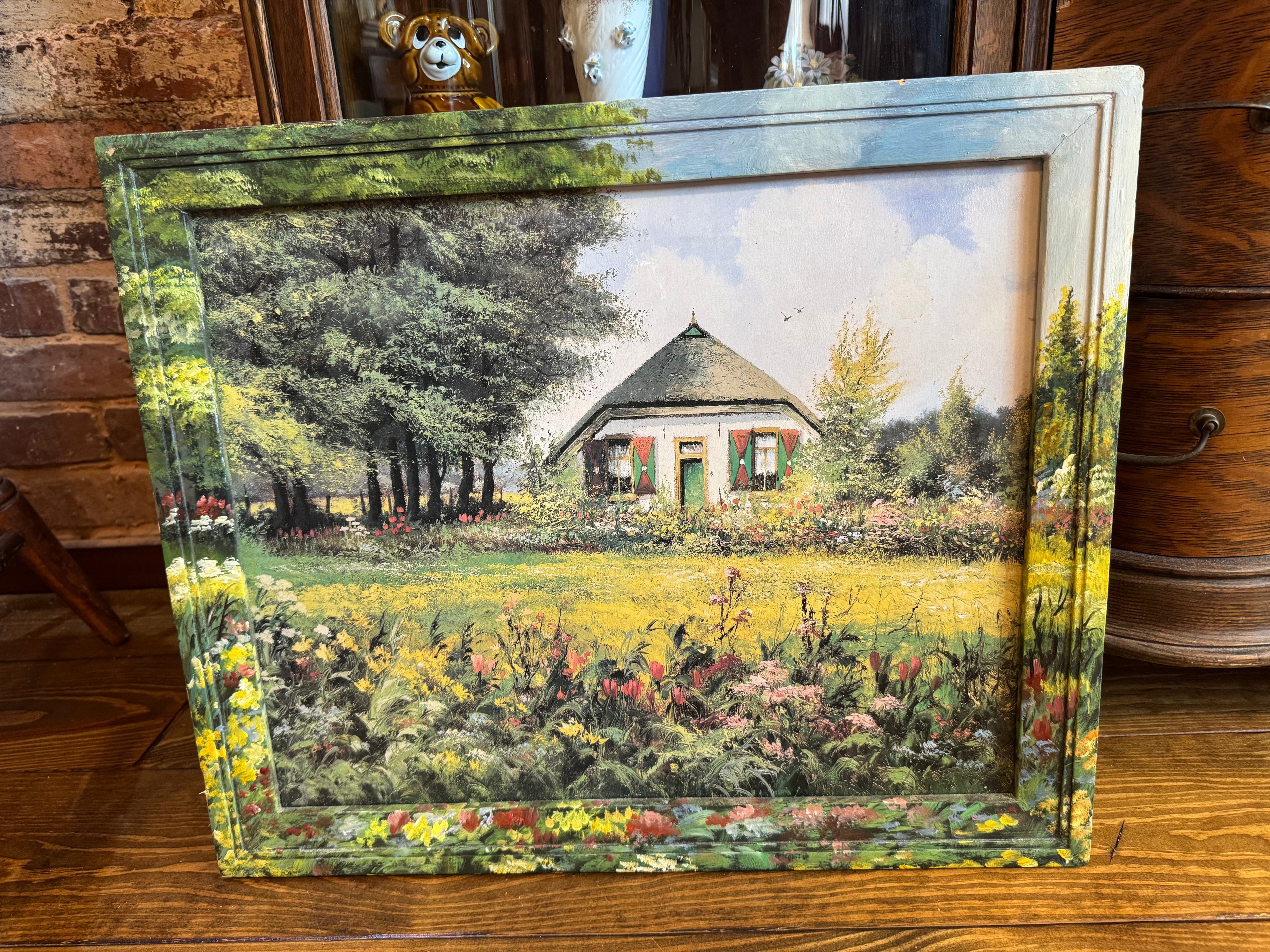 Cottage Scene Framed Art