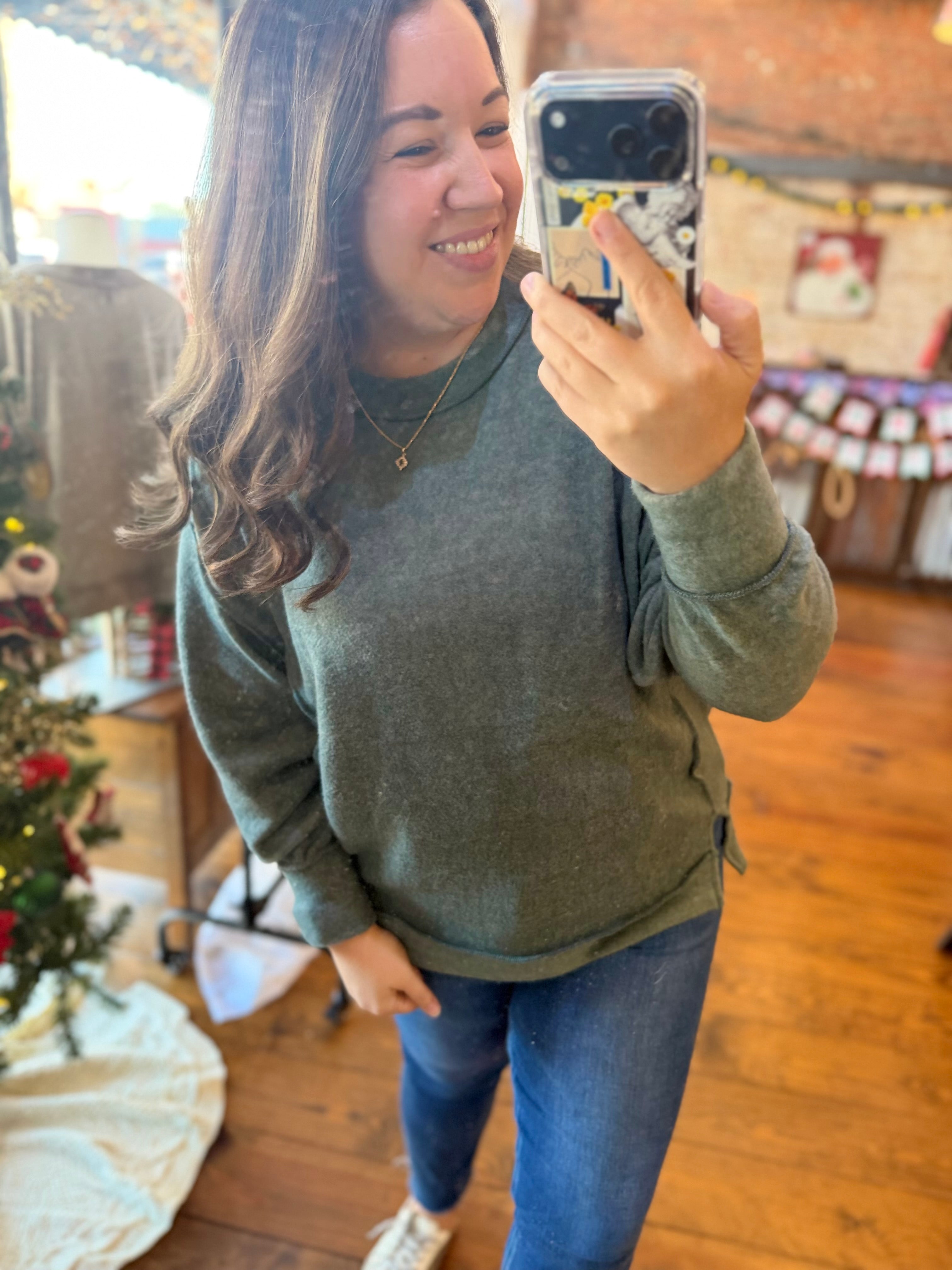 Cozy Outlook Pullover Top