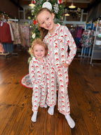 Vintage Santa Bamboo Pajamas Set