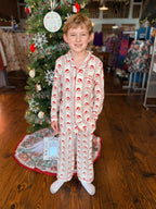 Vintage Santa Bamboo Pajamas Set