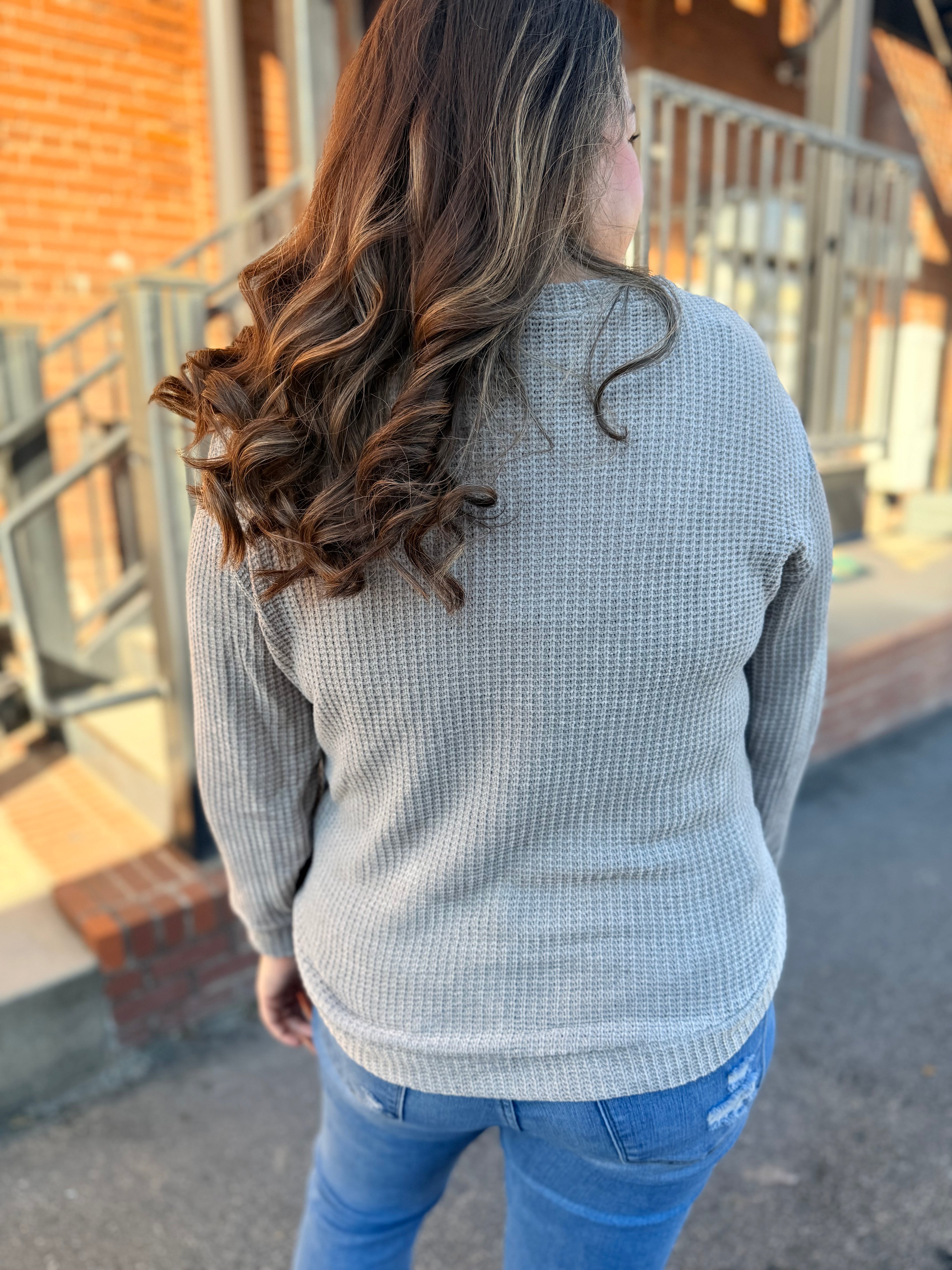 The Everyday Waffle Sweater