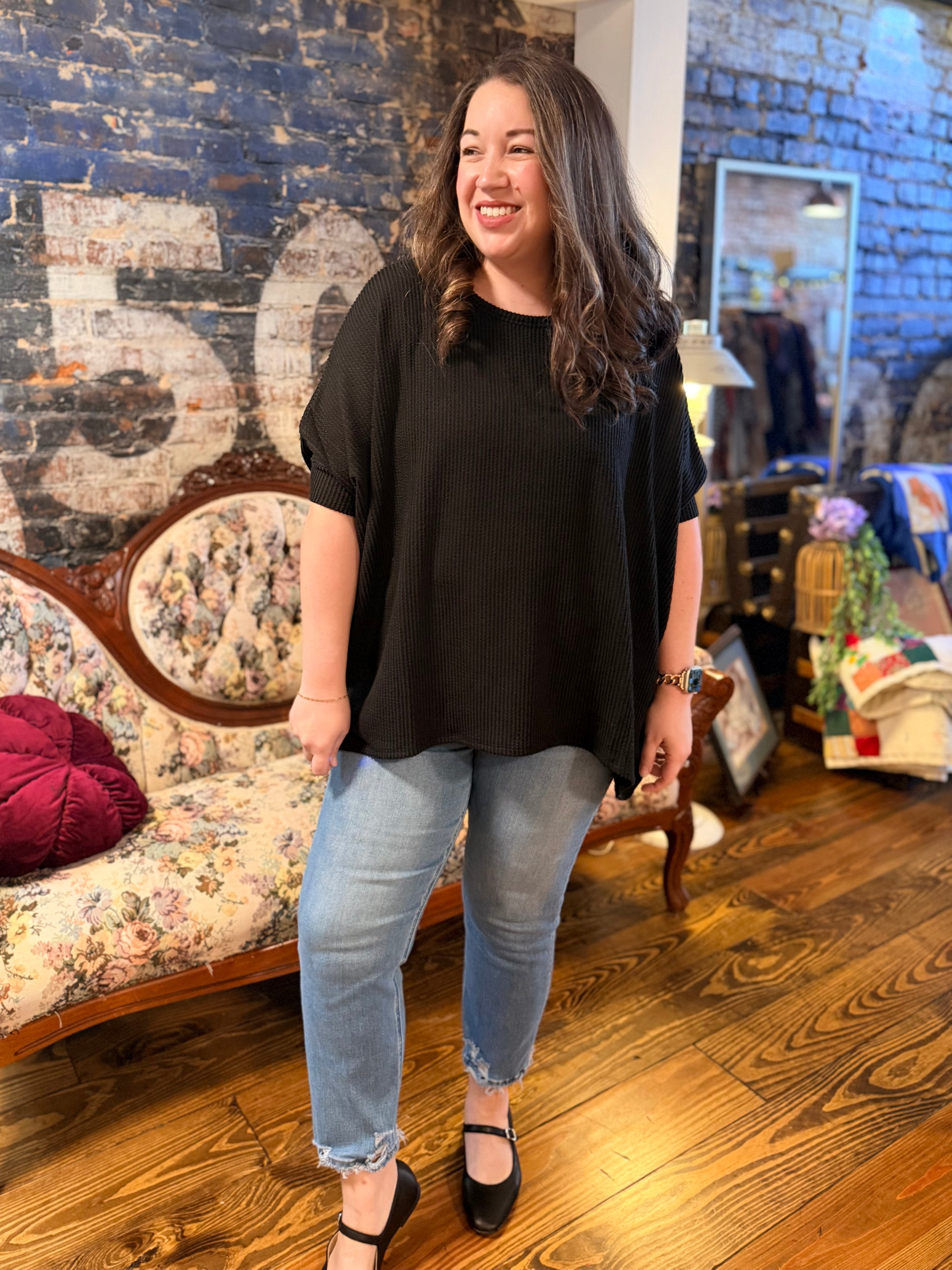 The Everyday Poncho Top