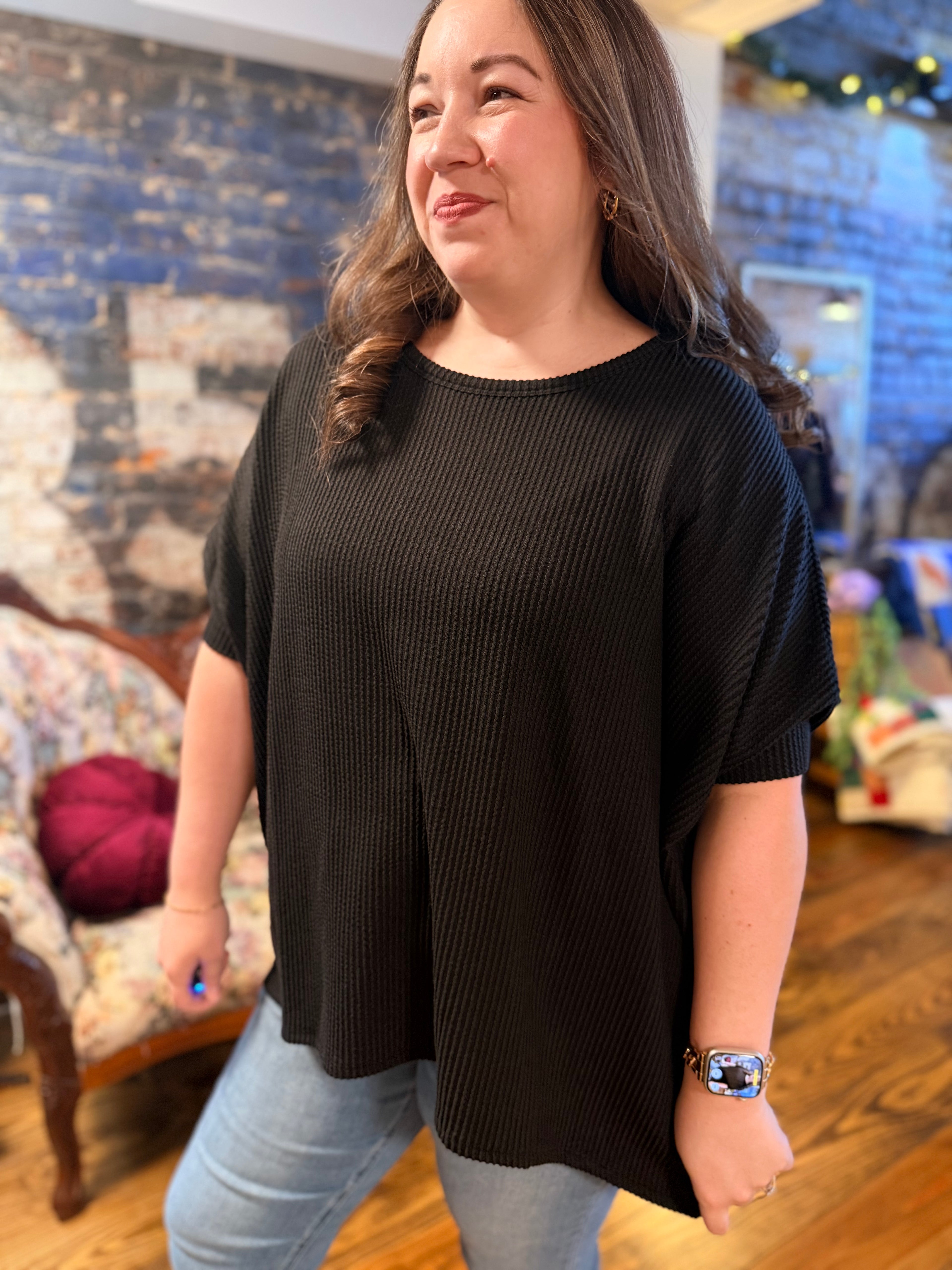 The Everyday Poncho Top