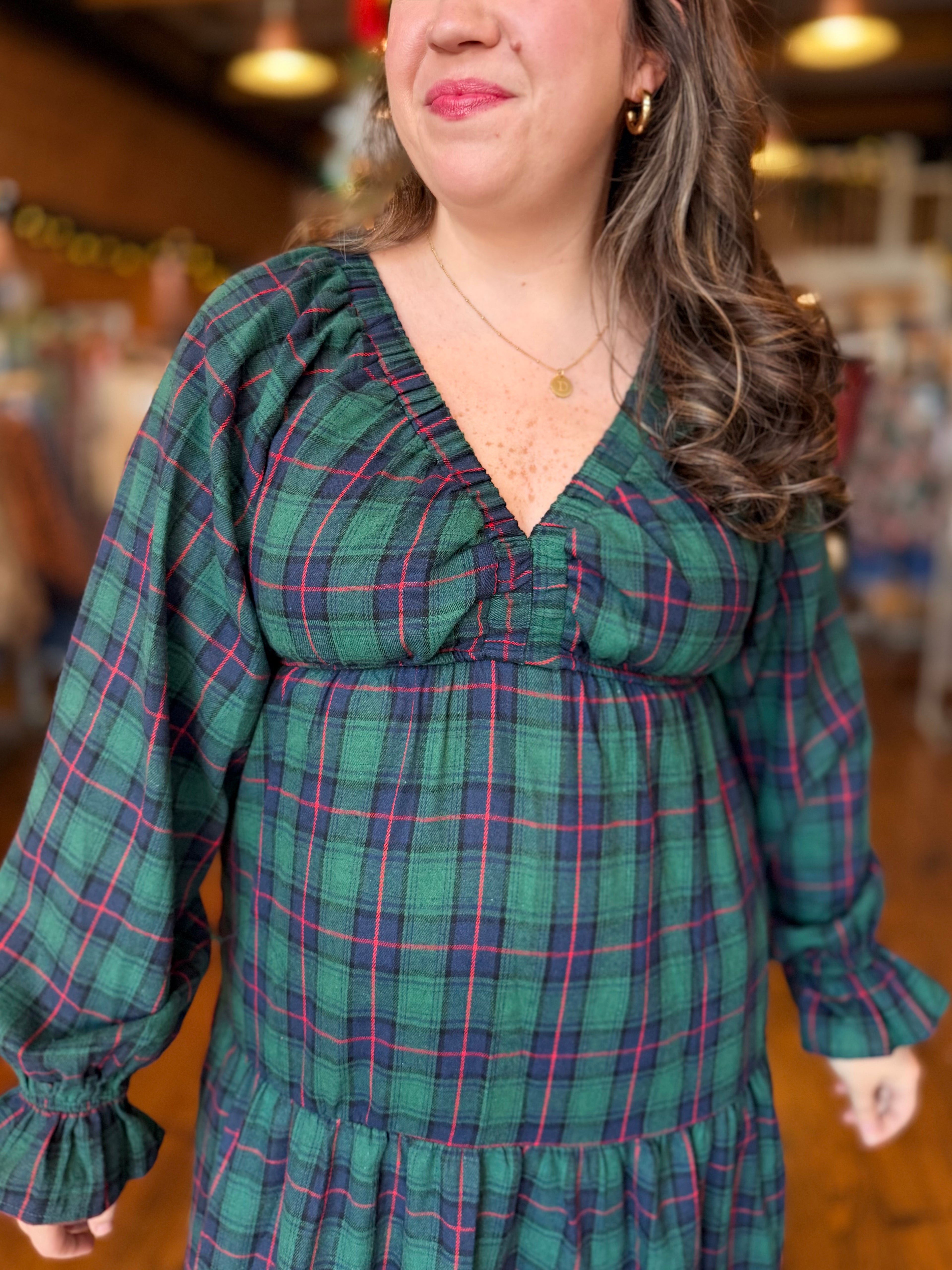 The Holly Jolly Plaid Dress