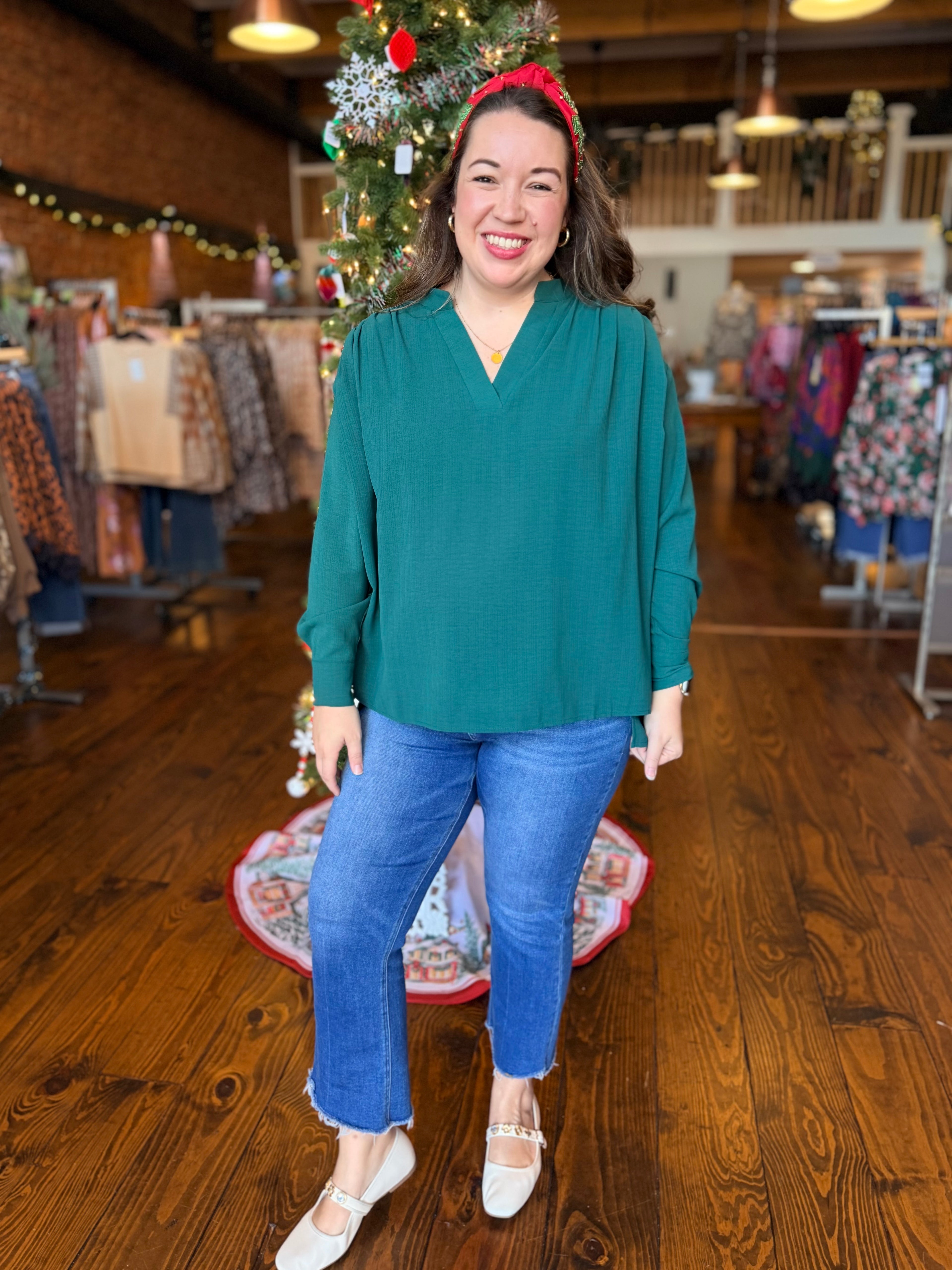 Emerald Escape Blouse