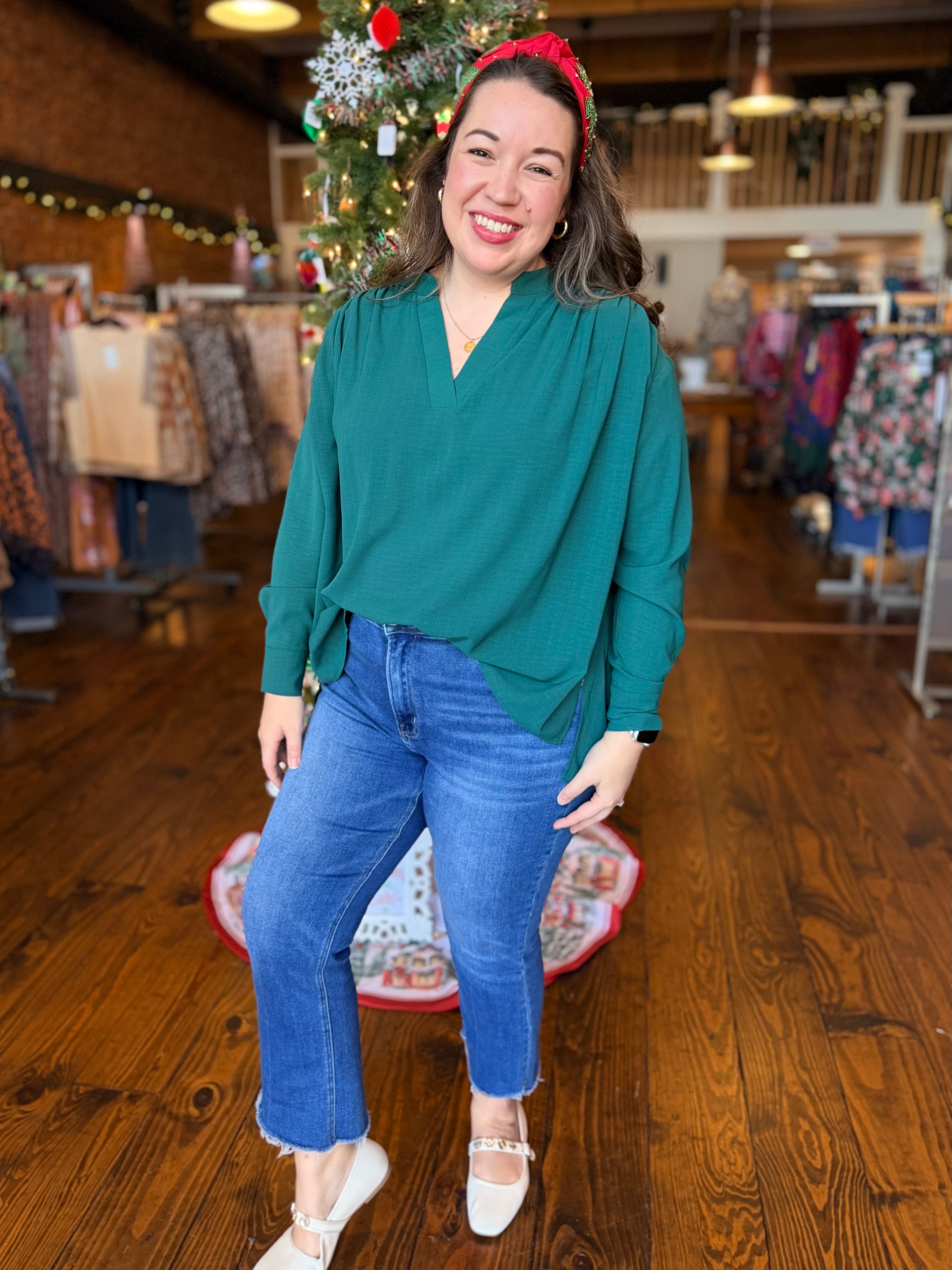 Emerald Escape Blouse