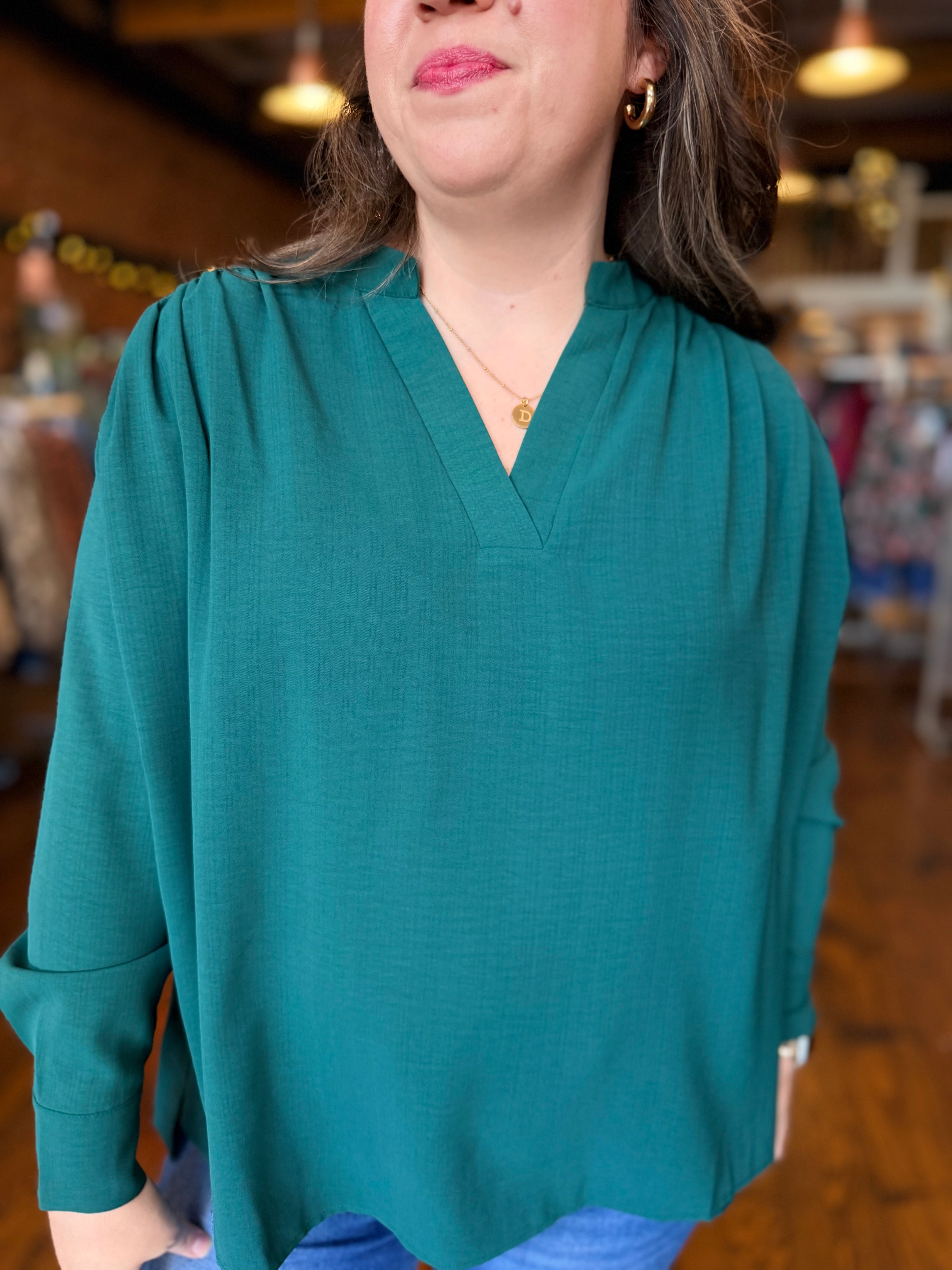Emerald Escape Blouse