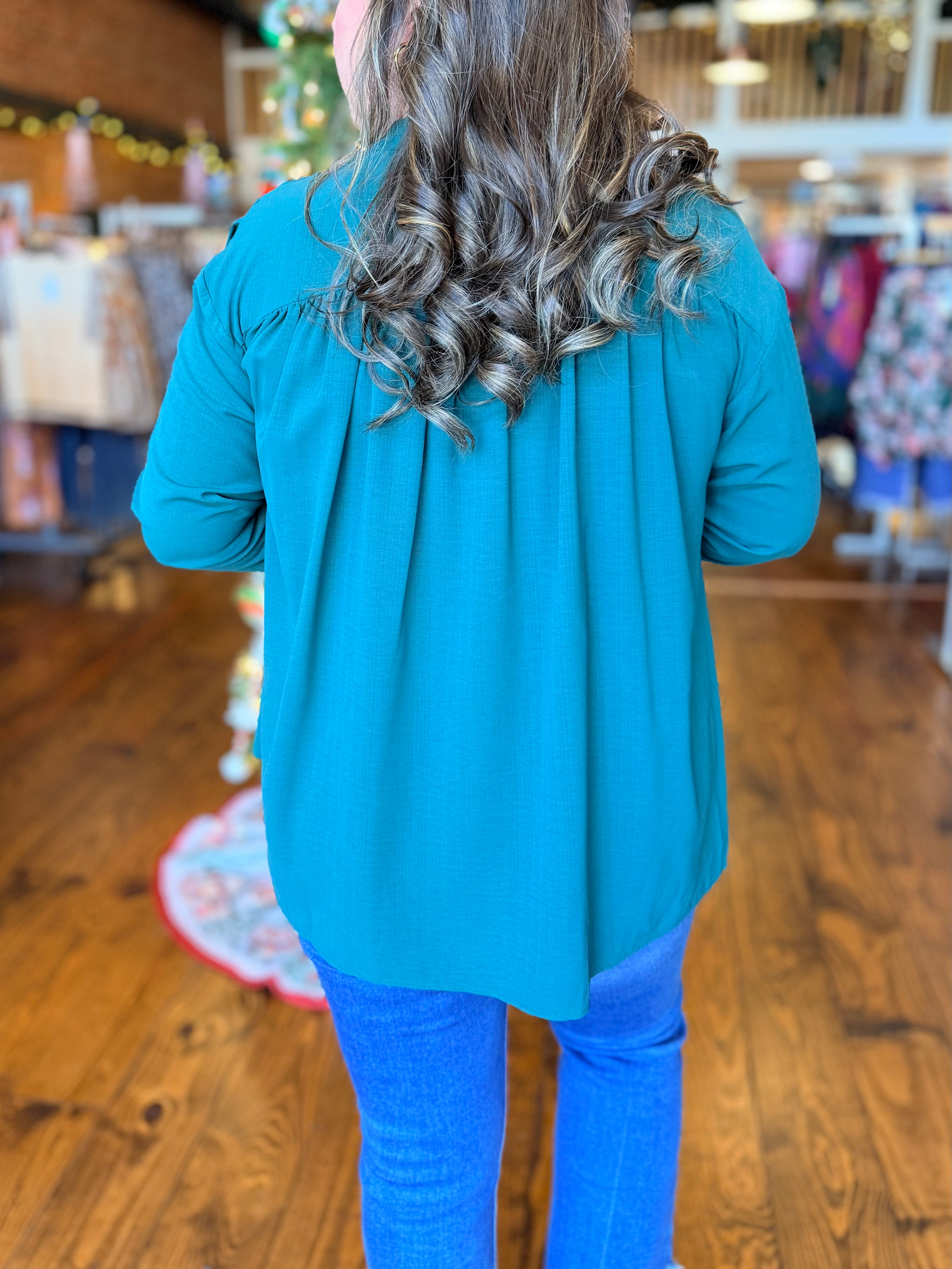 Emerald Escape Blouse