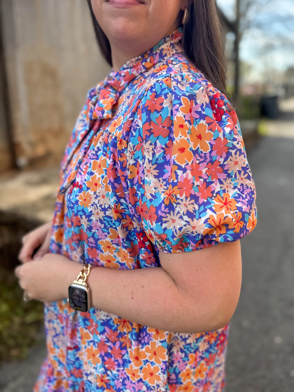 Bethany Bow Neck Dress