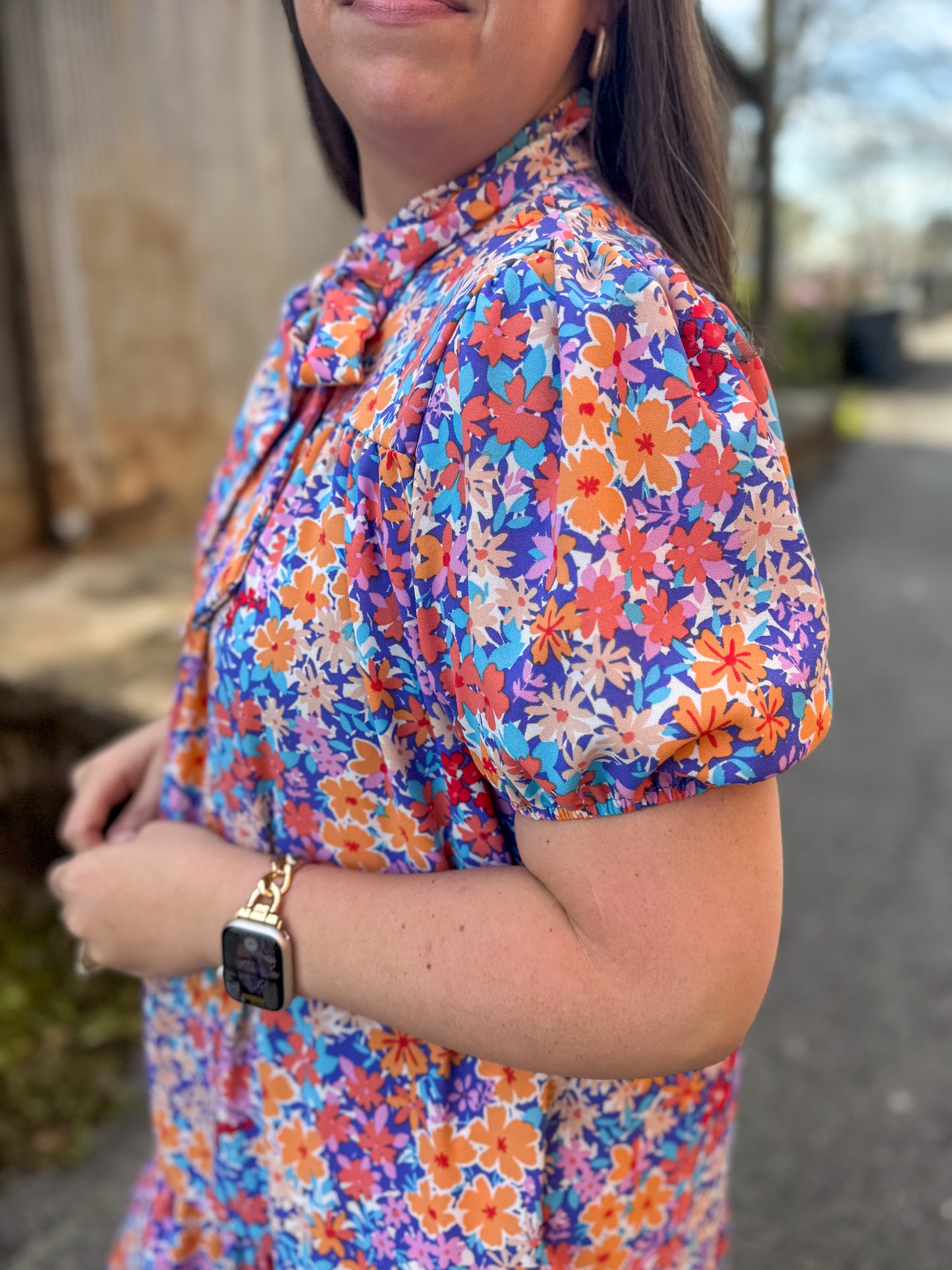 Bethany Bow Neck Dress