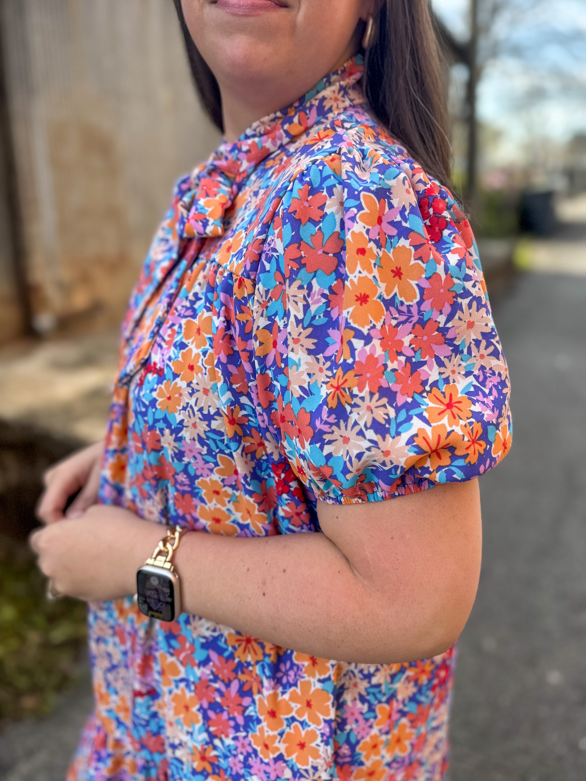 Bethany Bow Neck Dress