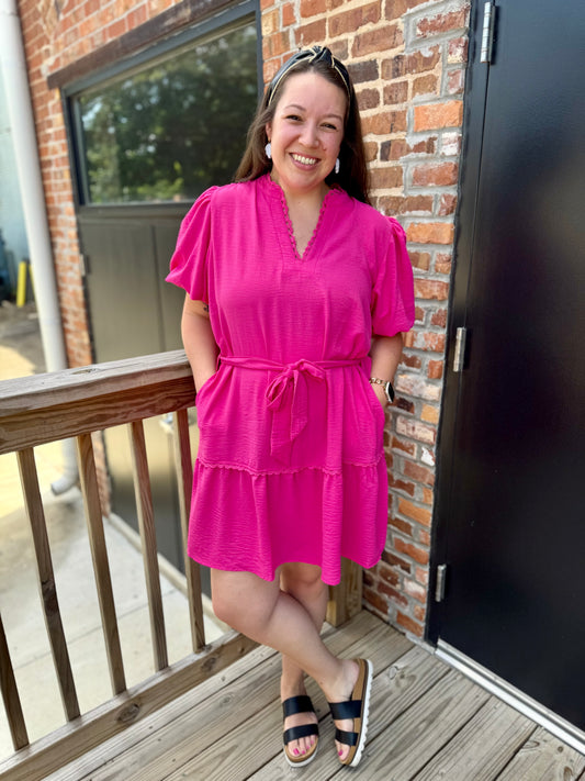 Hot Pink Happiness Dress