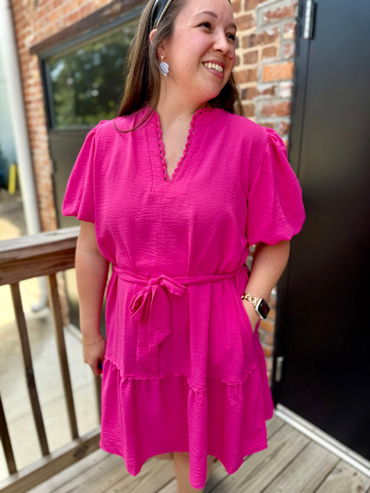 Hot Pink Happiness Dress