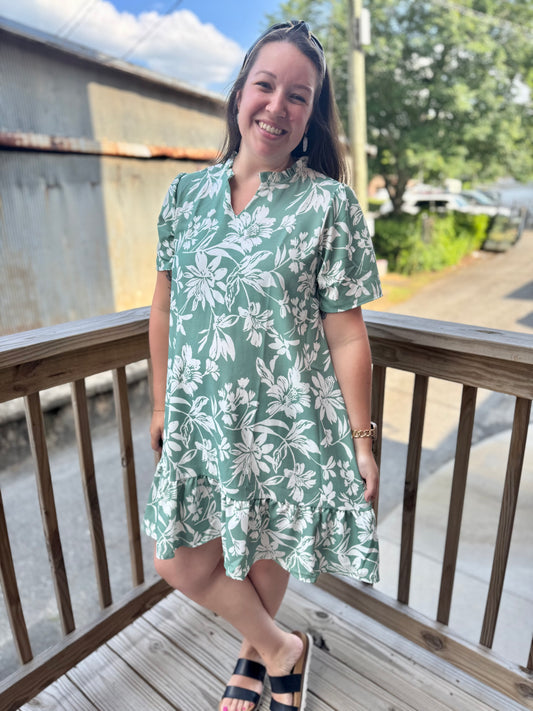 Breezy in Botanical Dress