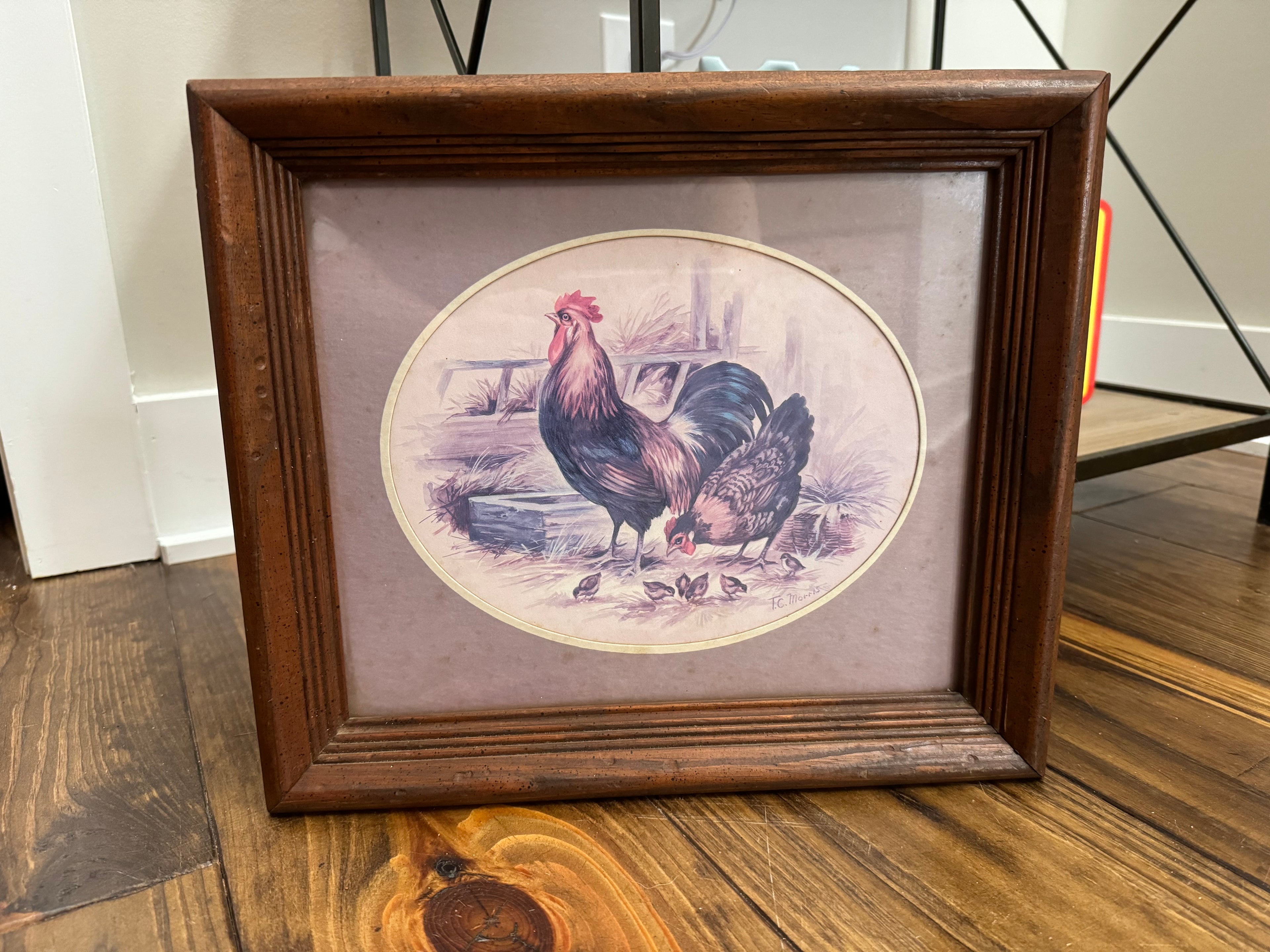 Pickin’ Chickens Framed Art