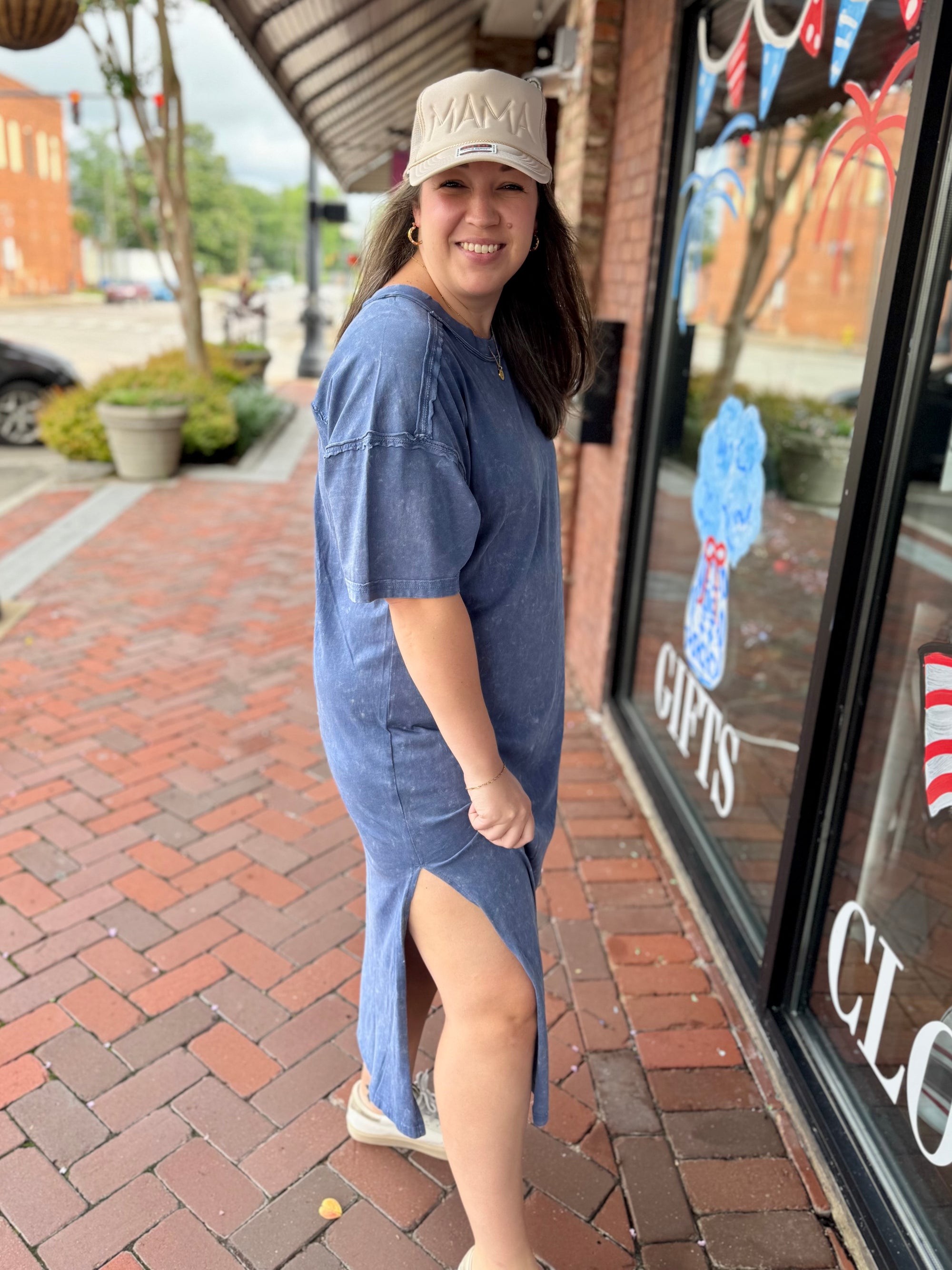Easy Street T-Shirt Dress - 2 Colors
