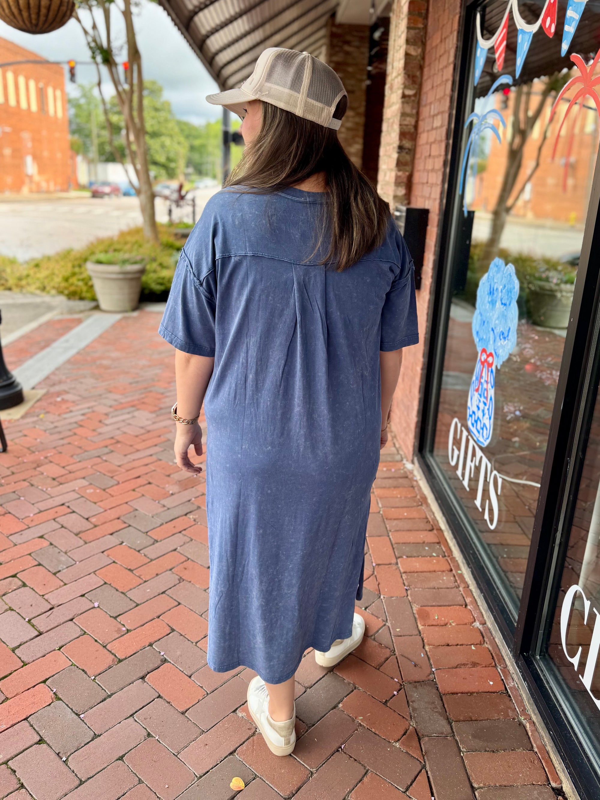 Easy Street T-Shirt Dress - 2 Colors