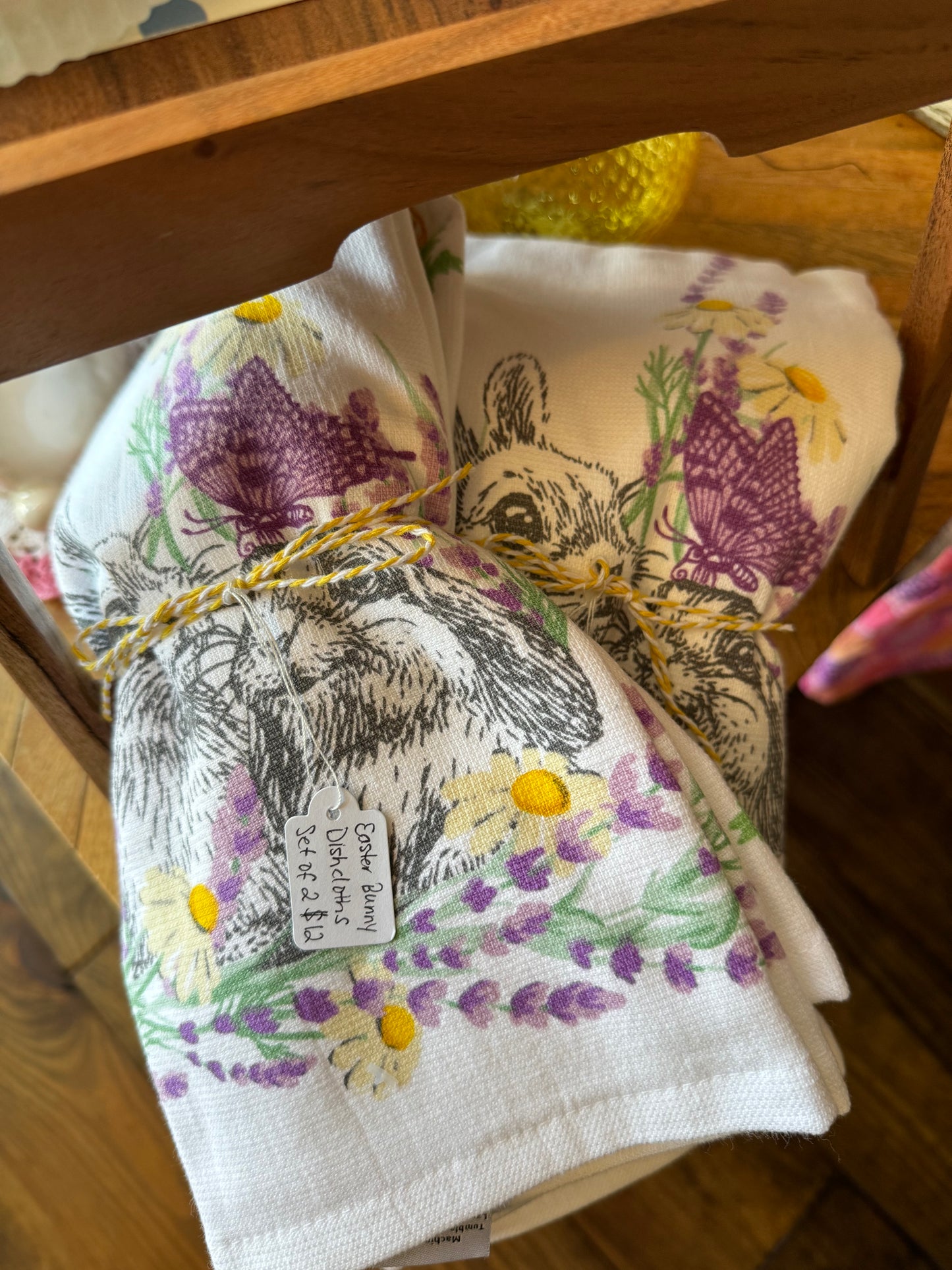 Easter Bunny Dishcloths - Set of 2