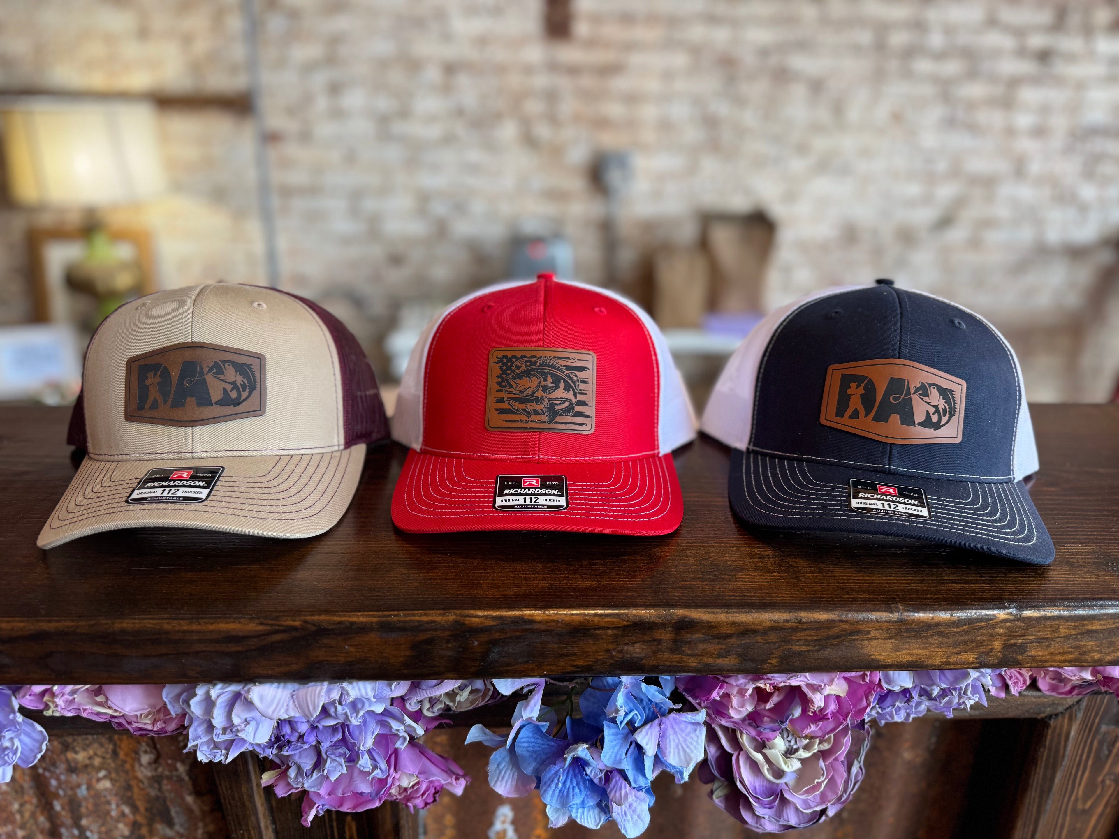 Leather Patch Hats from MBW Creative