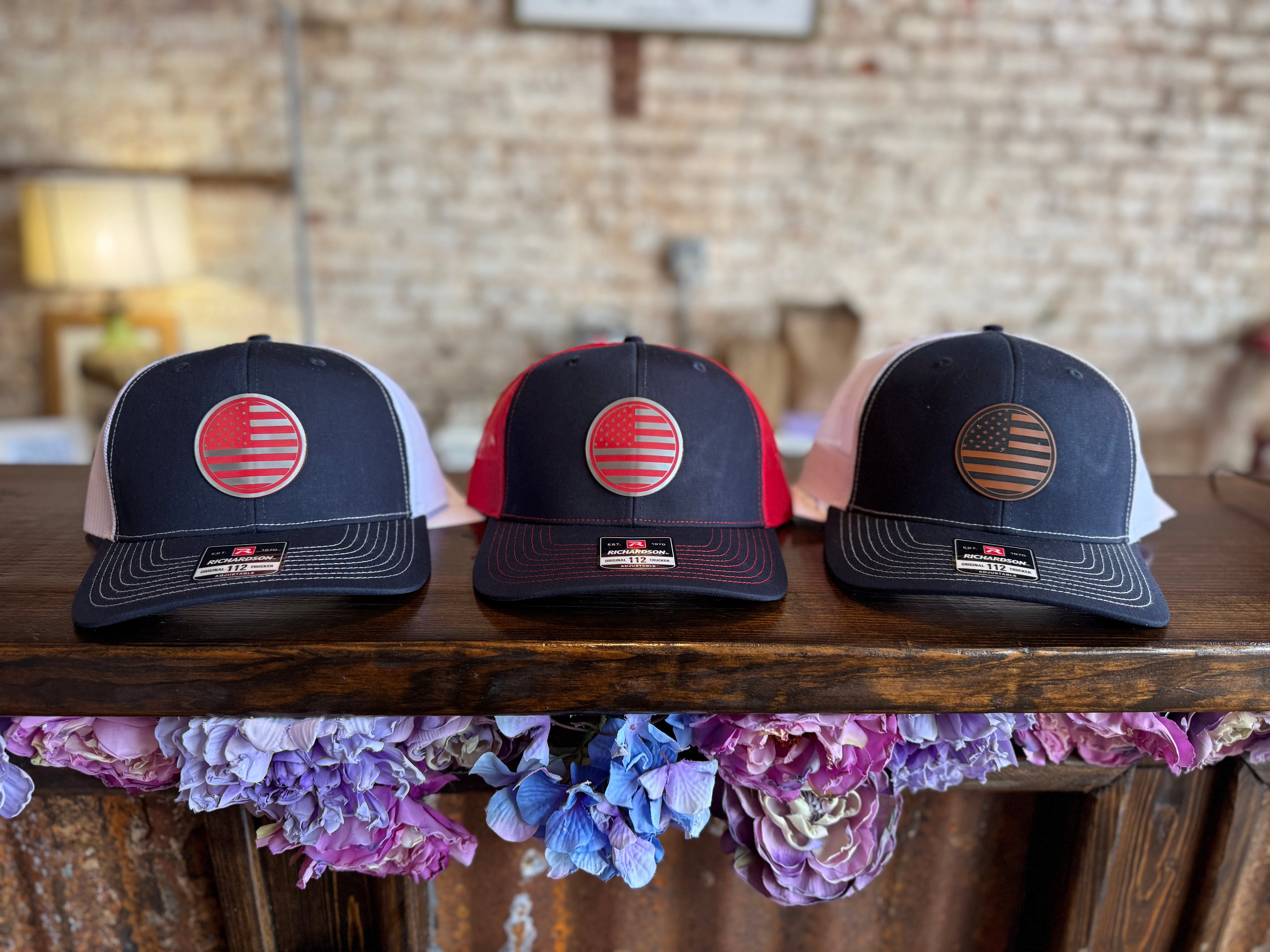 Leather Patch Hats from MBW Creative