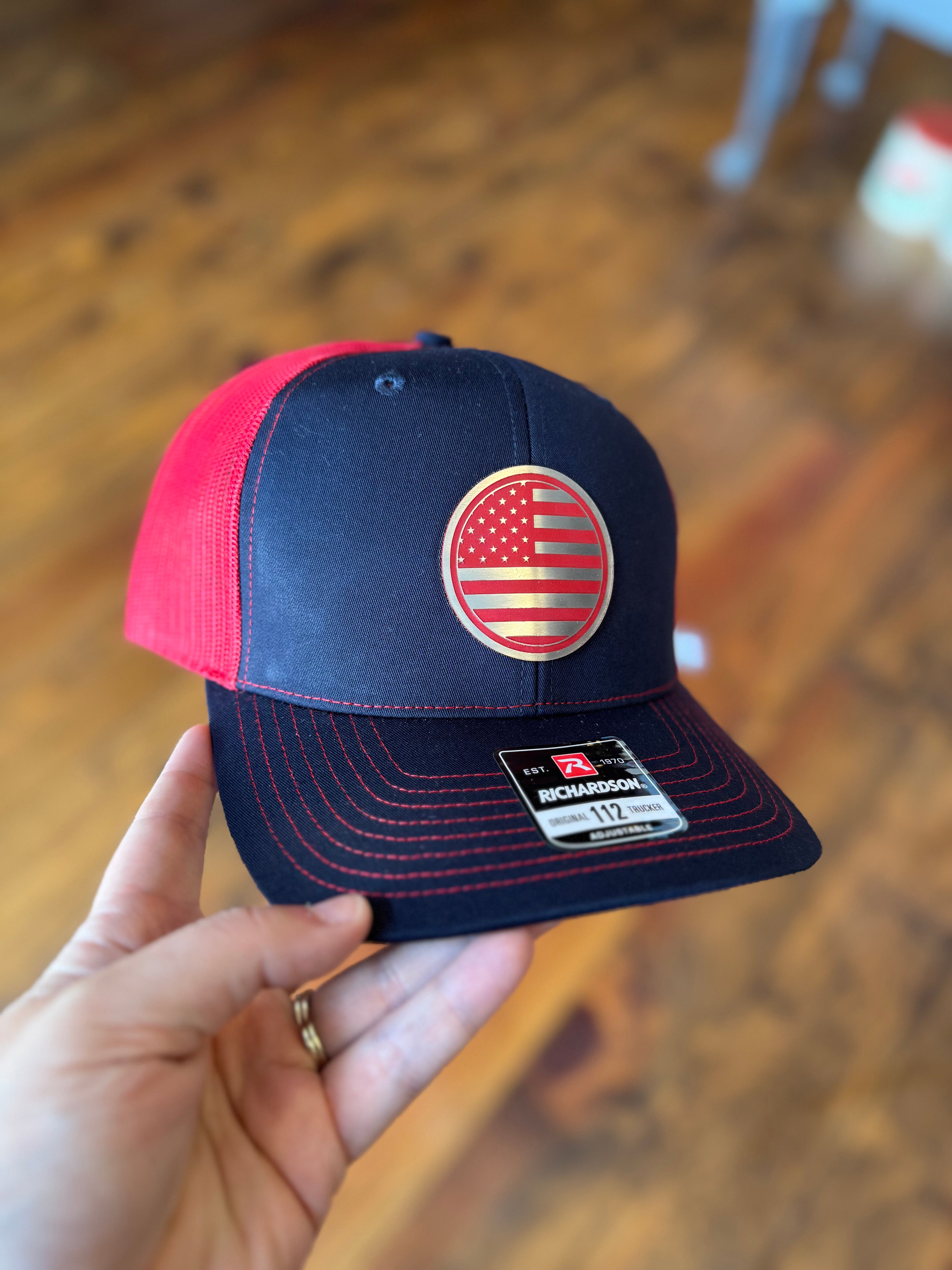 Leather Patch Hats from MBW Creative