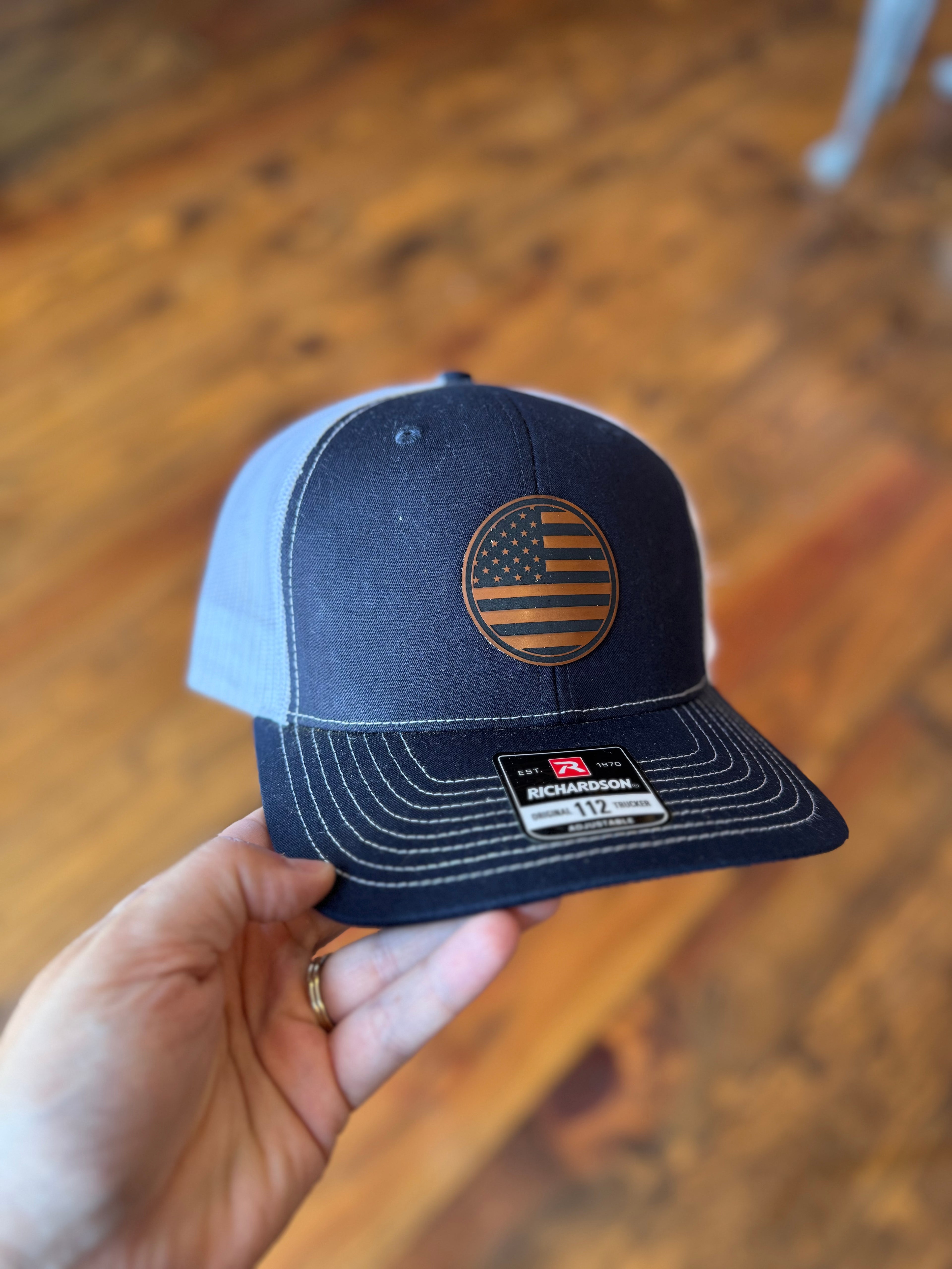 Leather Patch Hats from MBW Creative